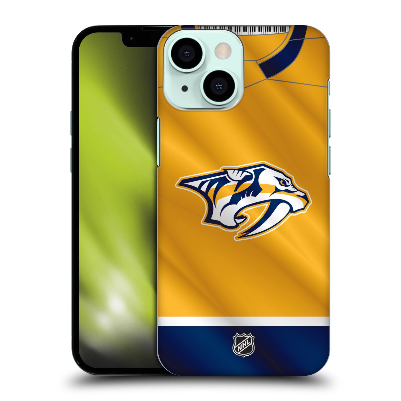 Pouzdro na mobil Apple Iphone 13 MINI - HEAD CASE - Hokej NHL - Nashville Predators - Dres