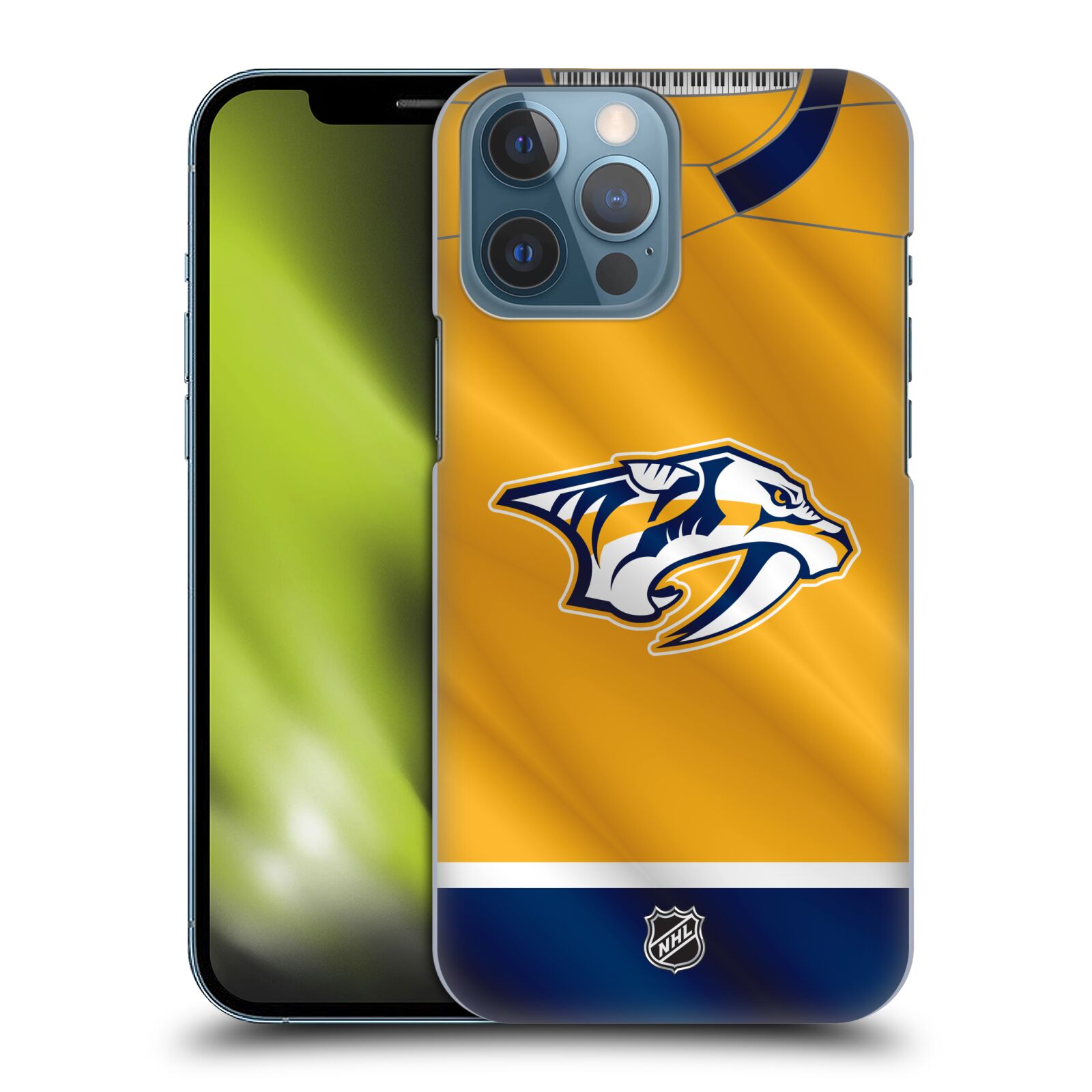 Pouzdro na mobil Apple Iphone 13 PRO MAX - HEAD CASE - Hokej NHL - Nashville Predators - Dres