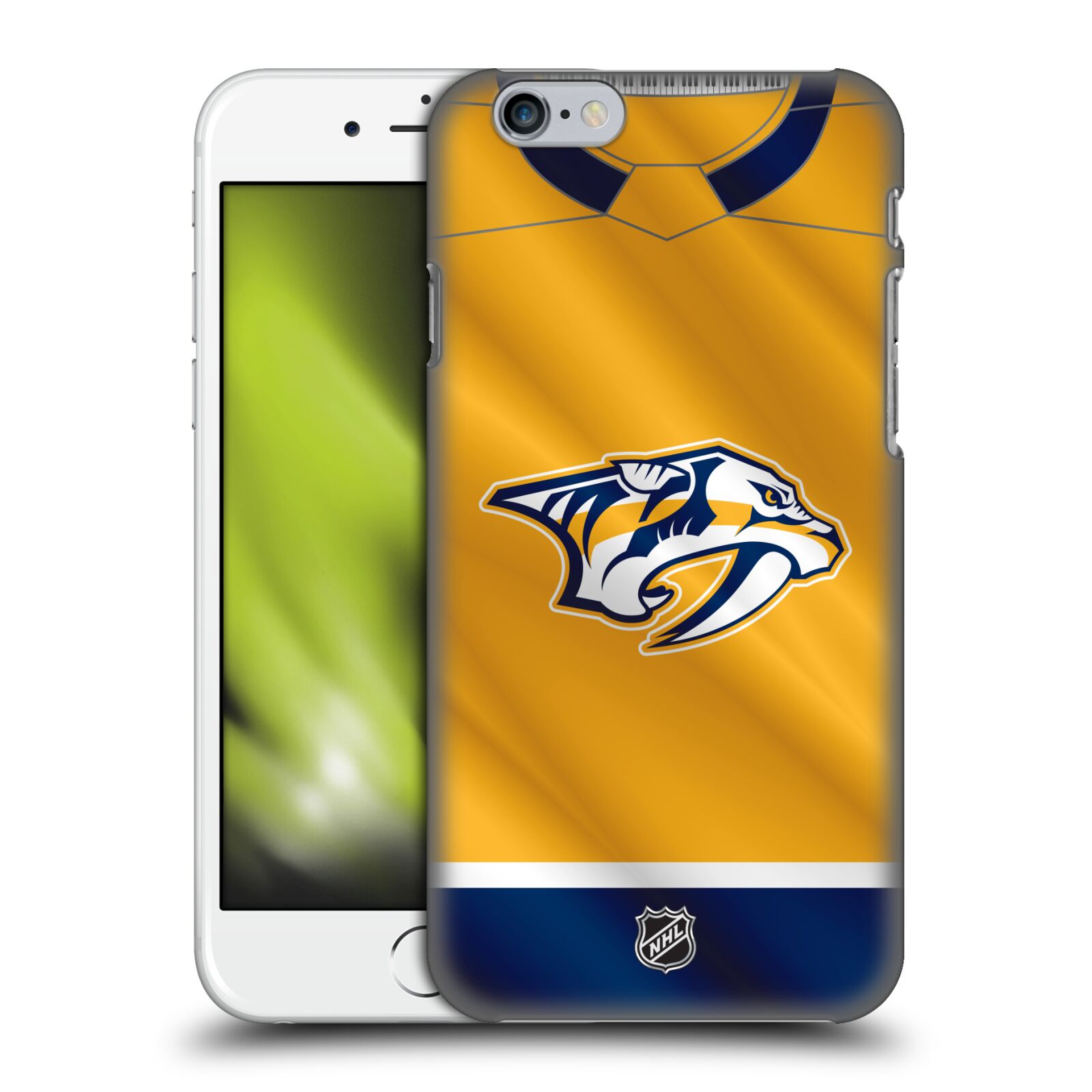 Pouzdro na mobil Apple Iphone 6/6S - HEAD CASE - Hokej NHL - Nashville Predators - Dres