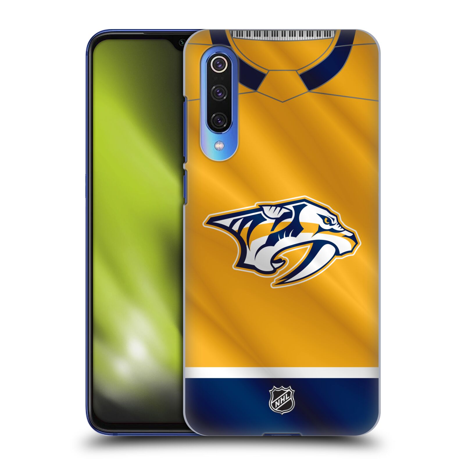 Pouzdro na mobil Xiaomi  Mi 9 SE - HEAD CASE - Hokej NHL - Nashville Predators - Dres