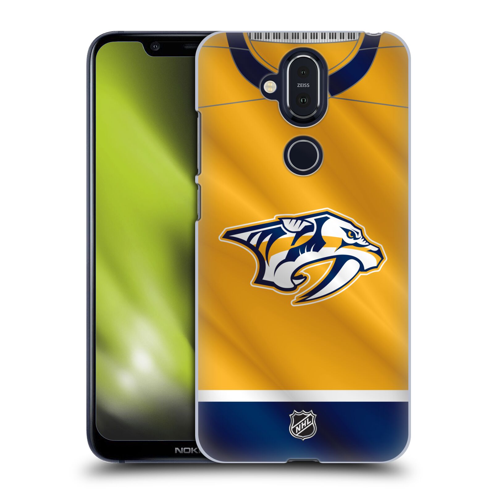 Pouzdro na mobil NOKIA 8.1 - HEAD CASE - Hokej NHL - Nashville Predators - Dres