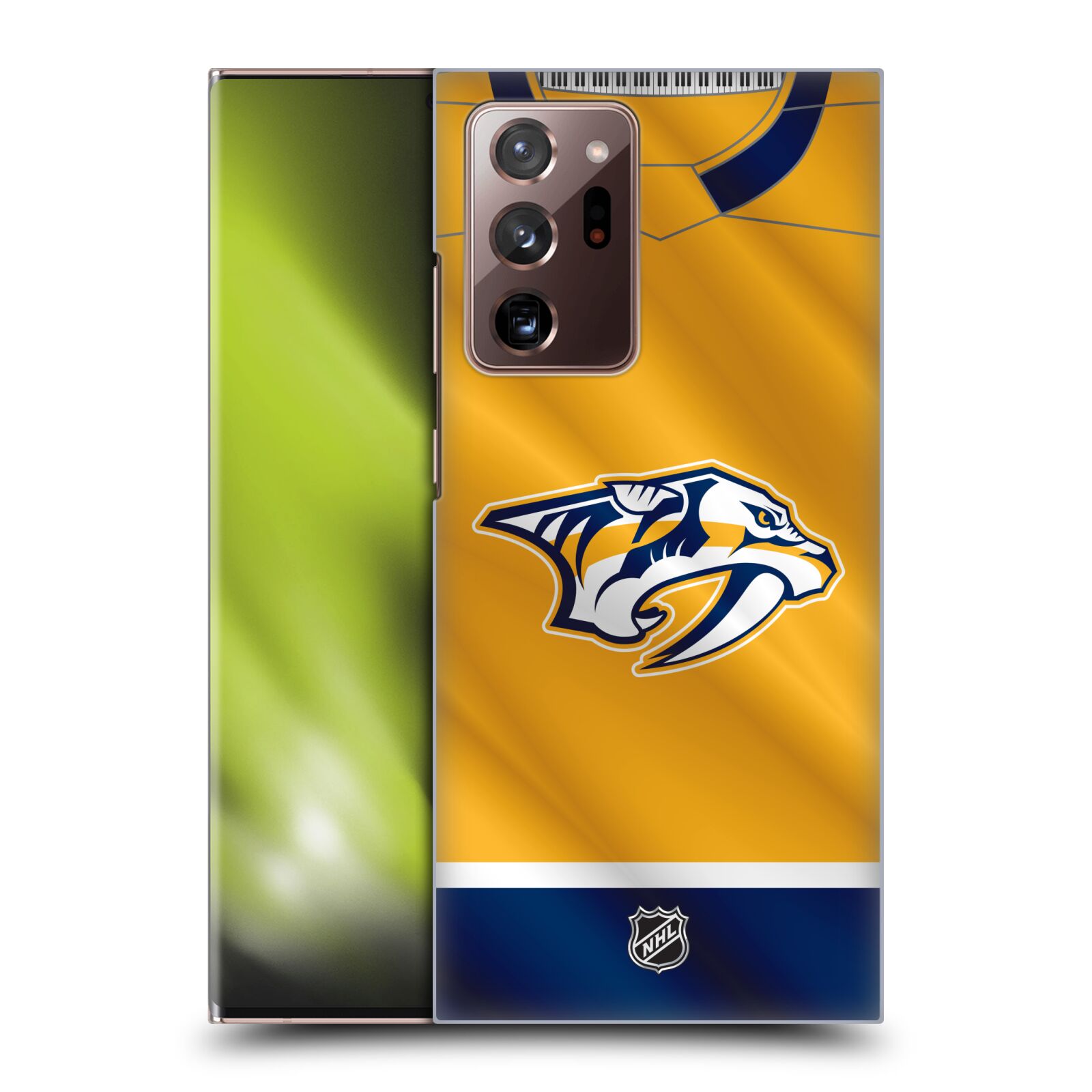 Pouzdro na mobil Samsung Galaxy Note 20 ULTRA - HEAD CASE - Hokej NHL - Nashville Predators - Dres