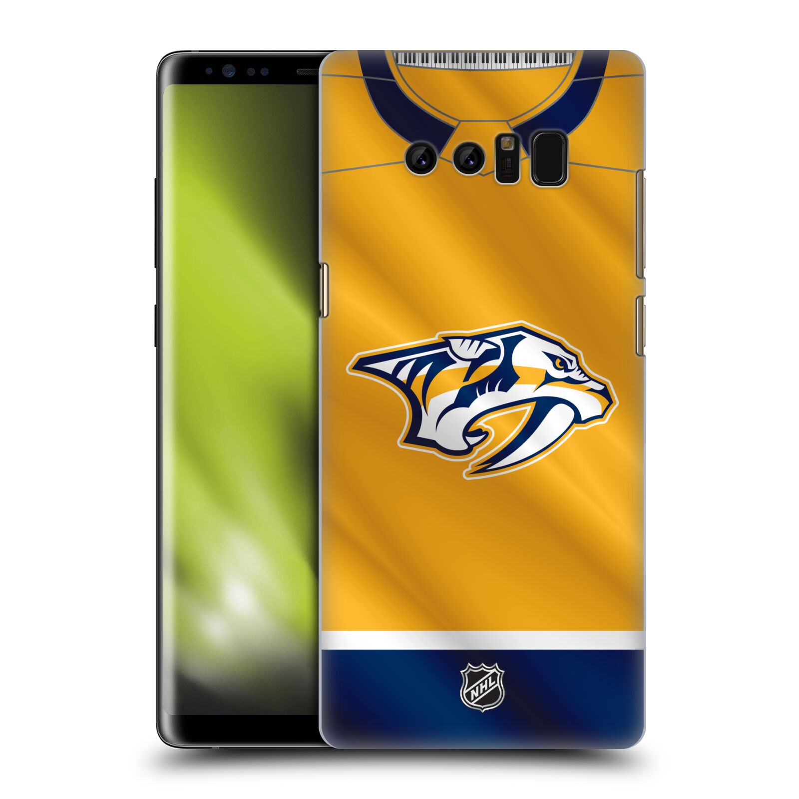 Pouzdro na mobil Samsung Galaxy Note 8 - HEAD CASE - Hokej NHL - Nashville Predators - Dres