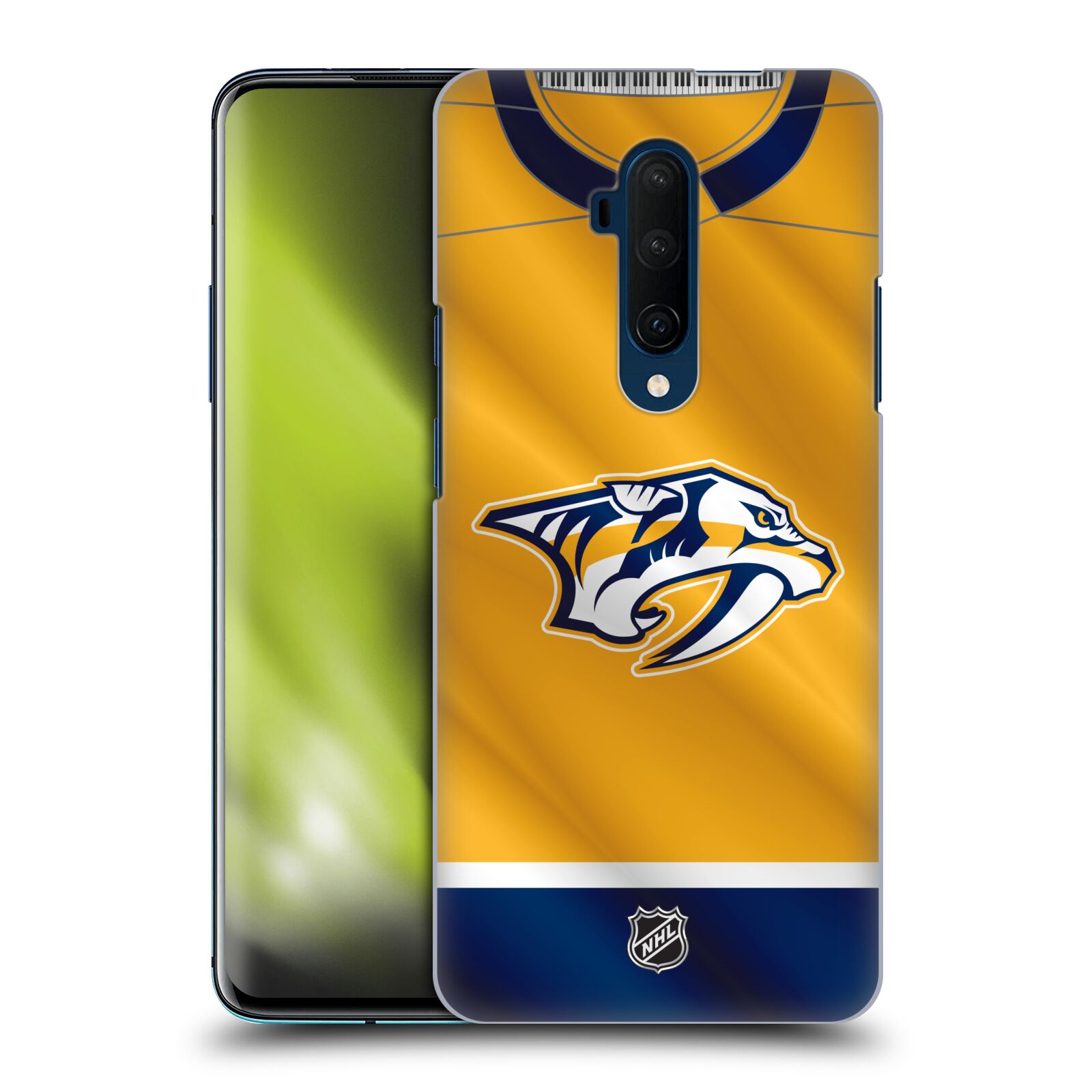 Pouzdro na mobil OnePlus 7T Pro - HEAD CASE - Hokej NHL - Nashville Predators - Dres