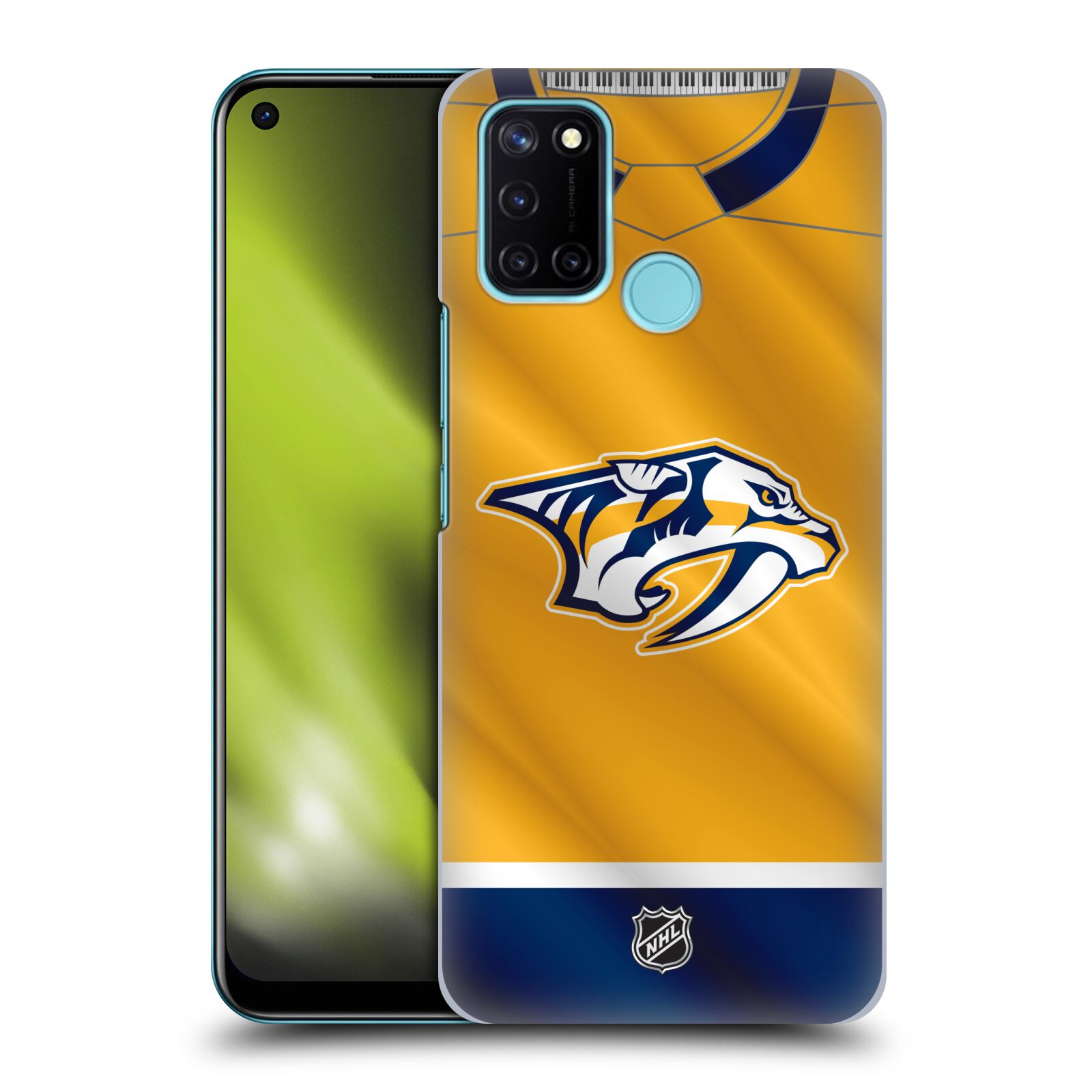 Pouzdro na mobil Realme 7i / Realme C17 - HEAD CASE - Hokej NHL - Nashville Predators - Dres