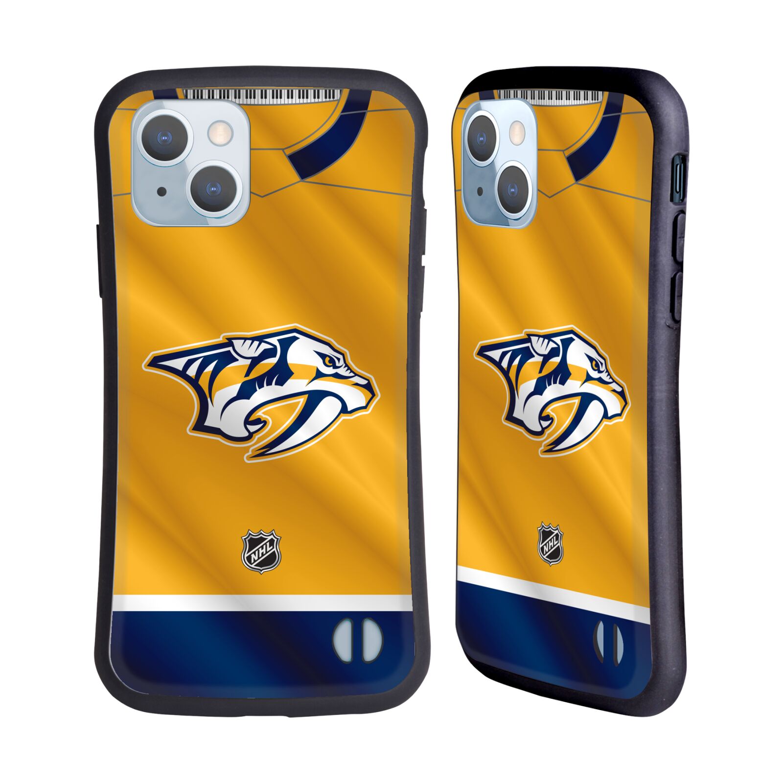 Obal na mobil Apple iPhone 14 - HEAD CASE - NHL - Nashville Predators - dres