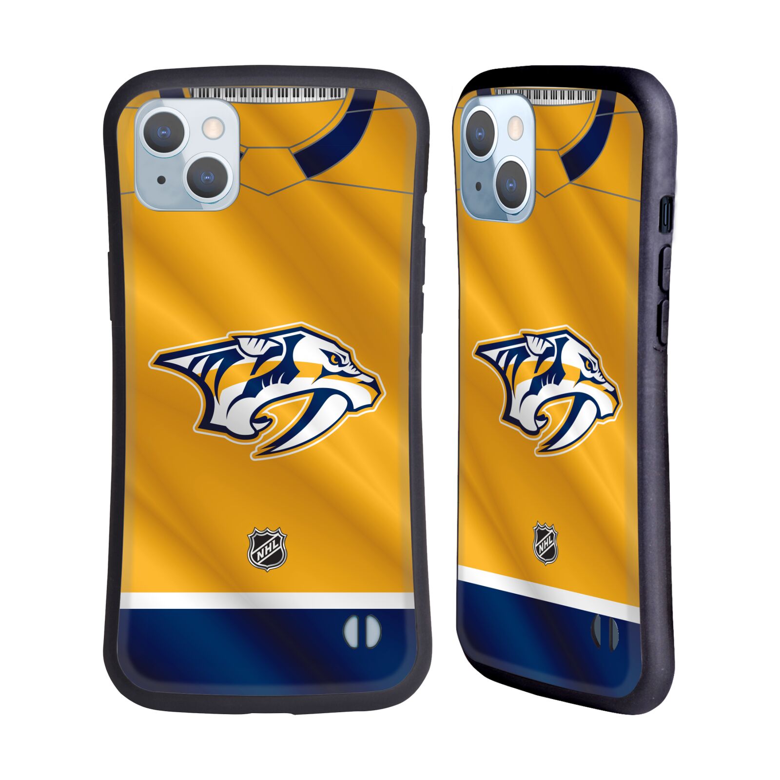 Obal na mobil Apple iPhone 14 PLUS - HEAD CASE - NHL - Nashville Predators - dres