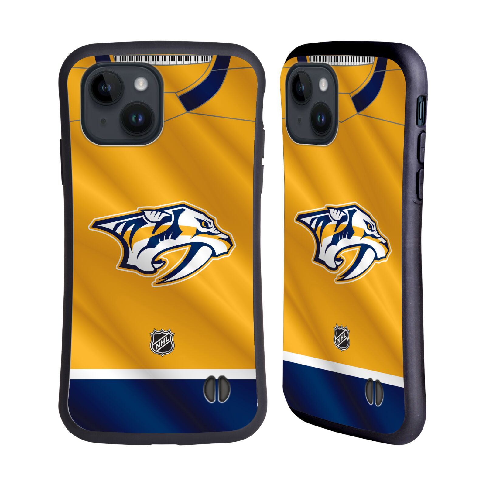 Obal na mobil Apple iPhone 15 - HEAD CASE - NHL - Nashville Predators - dres