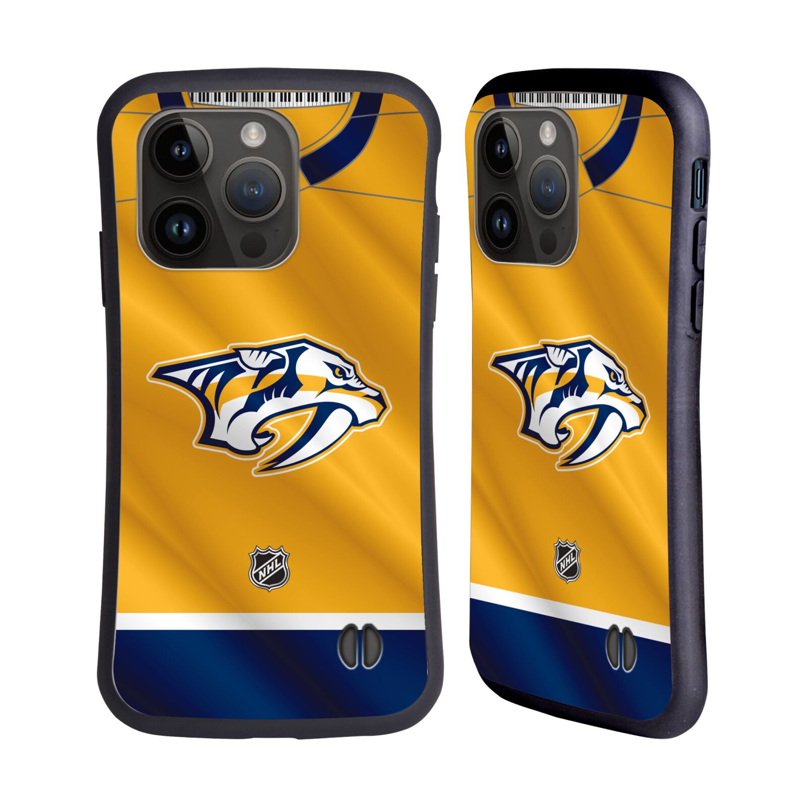Obal na mobil Apple iPhone 15 PRO - HEAD CASE - NHL - Nashville Predators - dres
