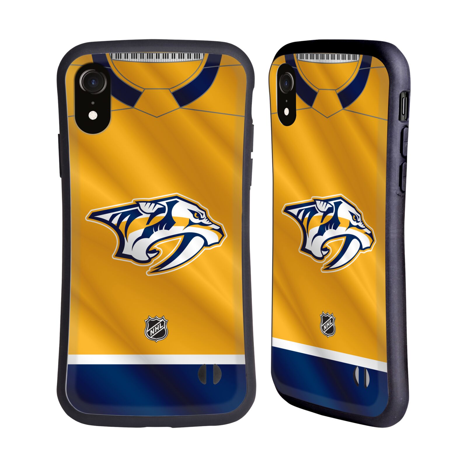 Obal na mobil Apple iPhone XR - HEAD CASE - NHL - Nashville Predators - dres