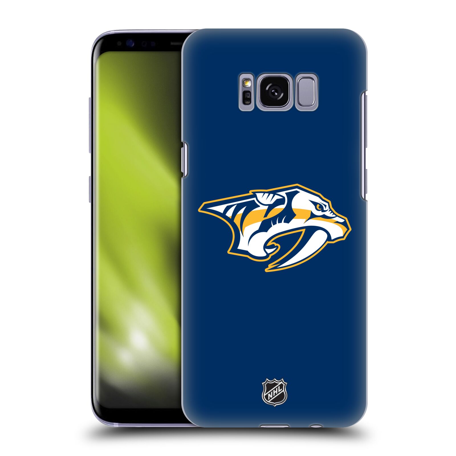 Pouzdro na mobil Samsung Galaxy S8 - HEAD CASE - Hokej NHL - Nashville Predators - Velké Logo