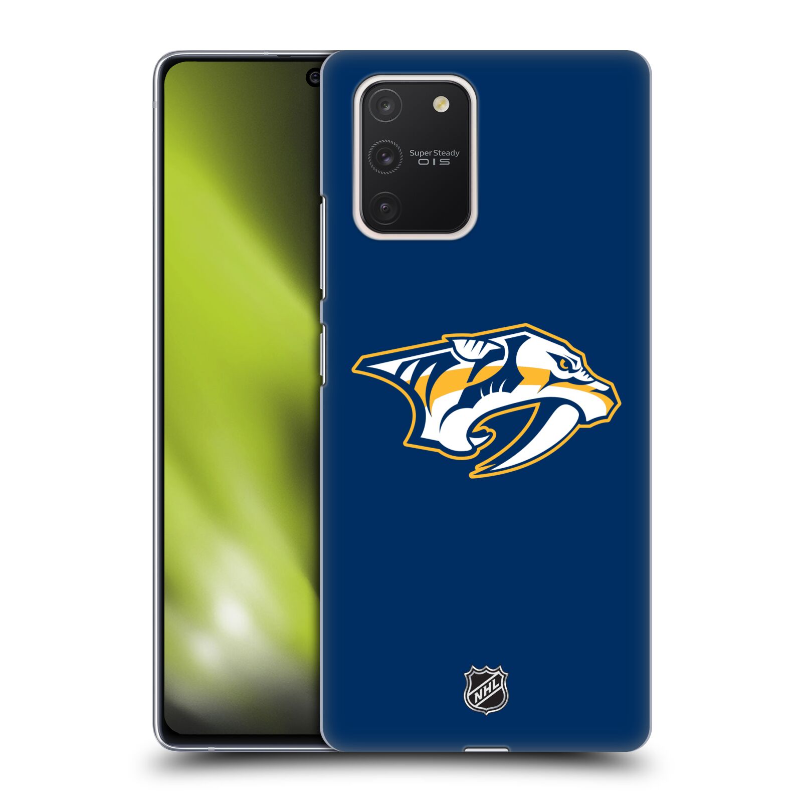 Pouzdro na mobil Samsung Galaxy S10 LITE - HEAD CASE - Hokej NHL - Nashville Predators - Velké Logo