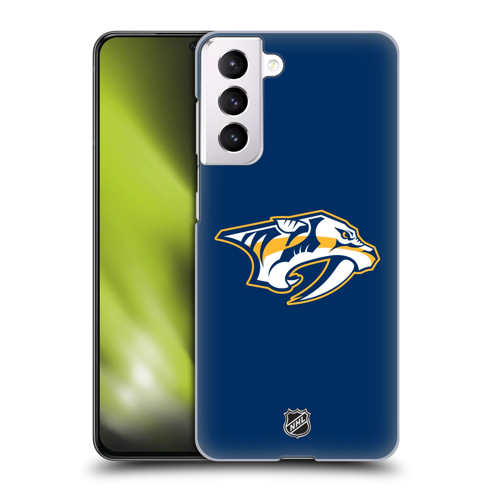 Pouzdro na mobil Samsung Galaxy S21 5G - HEAD CASE - Hokej NHL - Nashville Predators - Velké Logo