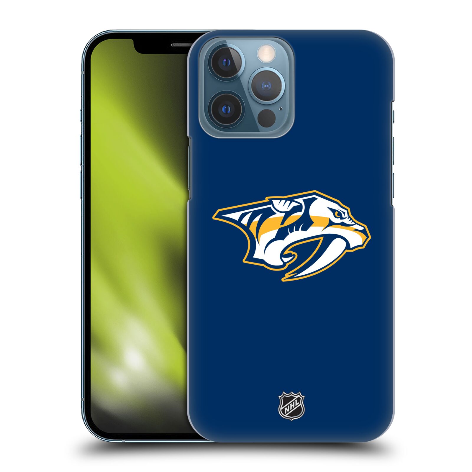 Pouzdro na mobil Apple Iphone 13 PRO MAX - HEAD CASE - Hokej NHL - Nashville Predators - Velké Logo
