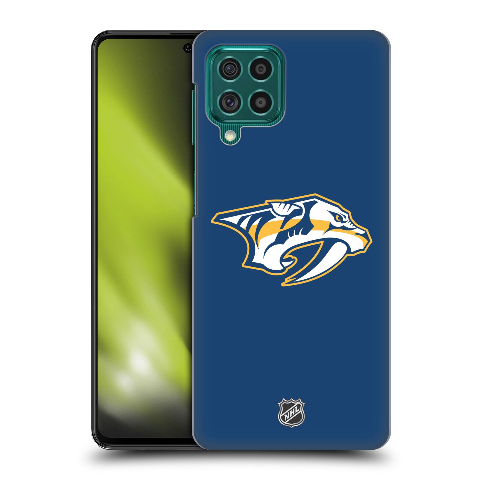 Pouzdro na mobil Samsung Galaxy M62 - HEAD CASE - Hokej NHL - Nashville Predators - Velké Logo