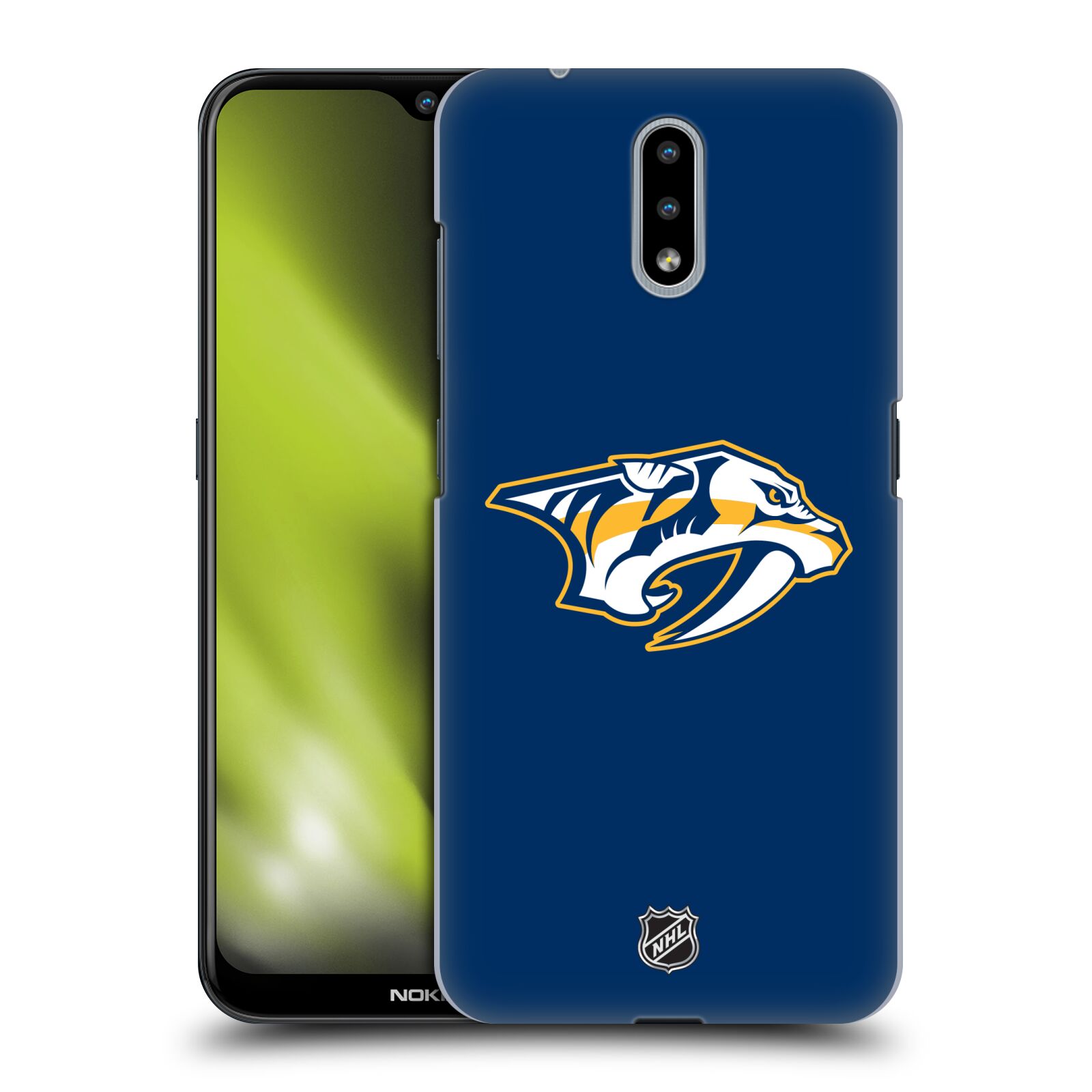 Pouzdro na mobil Nokia 2.3 - HEAD CASE - Hokej NHL - Nashville Predators - Velké Logo
