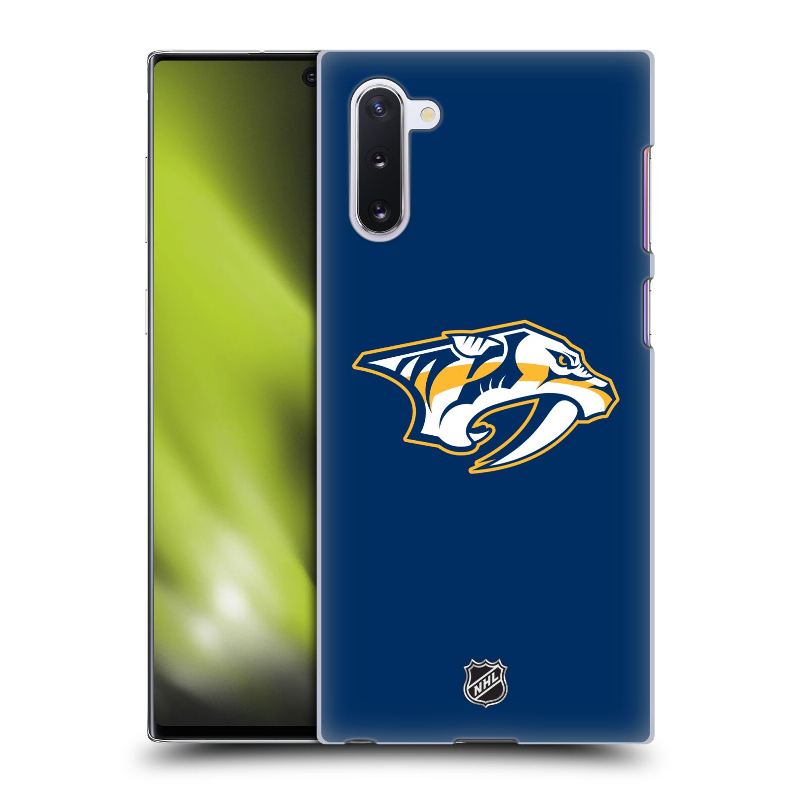 Pouzdro na mobil Samsung Galaxy Note 10 - HEAD CASE - Hokej NHL - Nashville Predators - Velké Logo