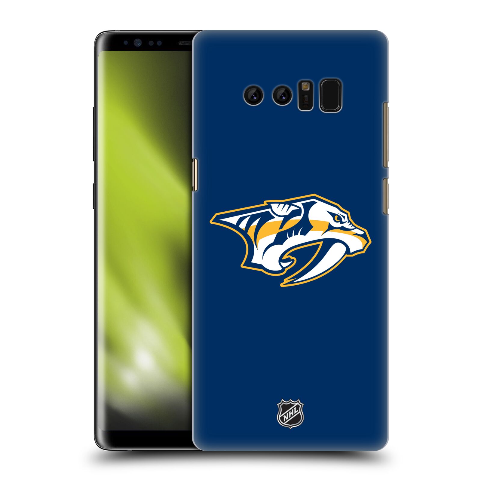 Pouzdro na mobil Samsung Galaxy Note 8 - HEAD CASE - Hokej NHL - Nashville Predators - Velké Logo