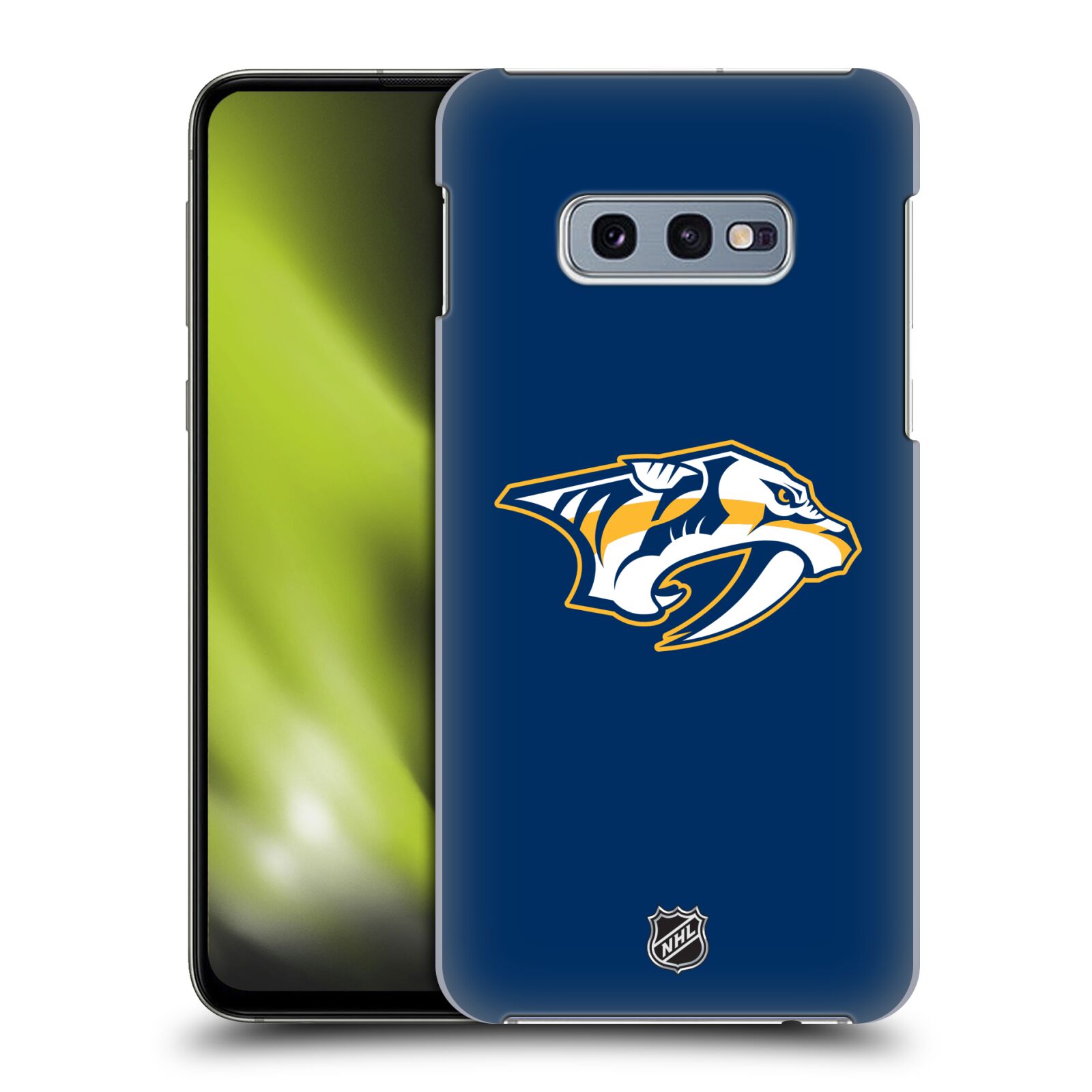 Pouzdro na mobil Samsung Galaxy S10e - HEAD CASE - Hokej NHL - Nashville Predators - Velké Logo