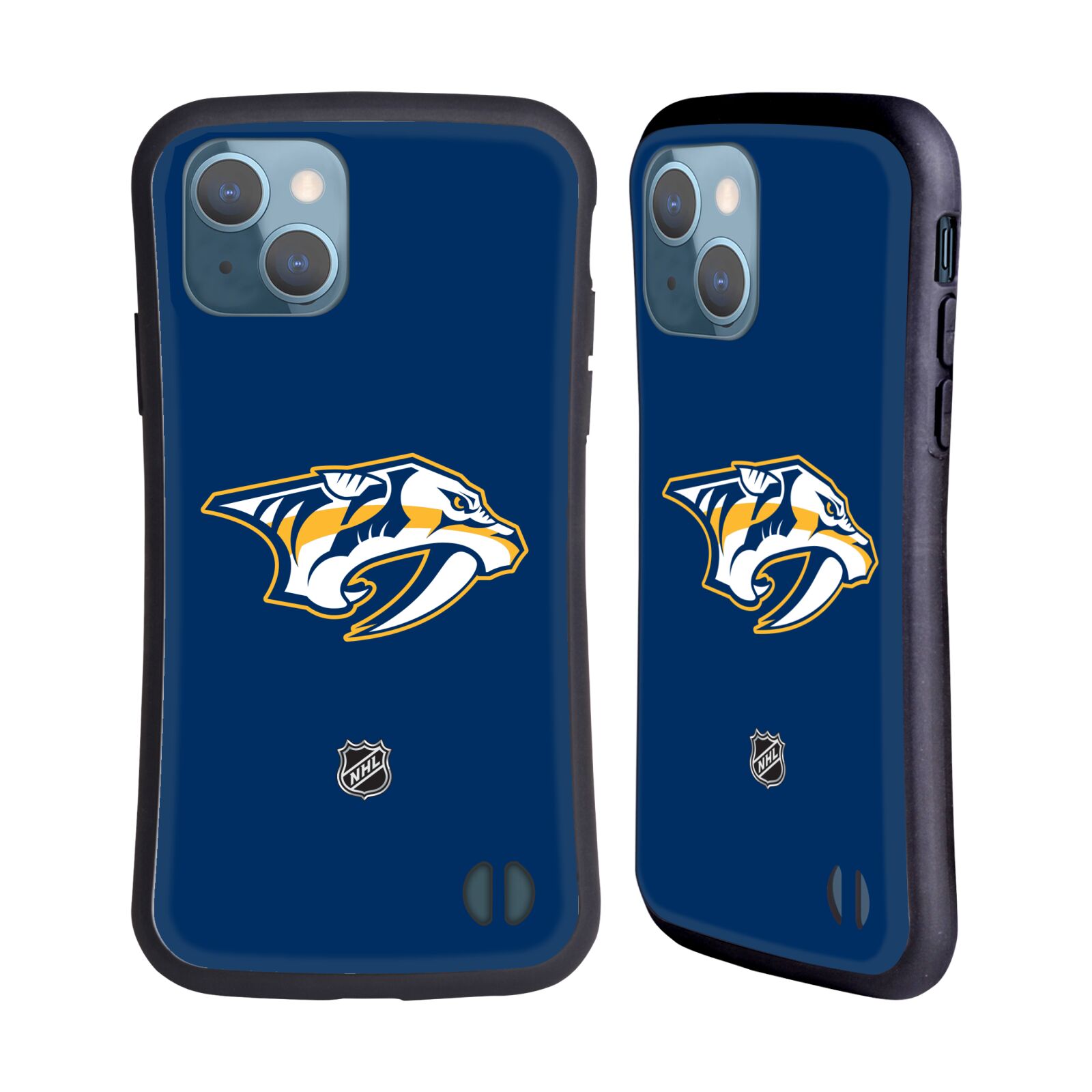Obal na mobil Apple iPhone 13 - HEAD CASE - NHL - Nashville Predators - znak modré pozadí