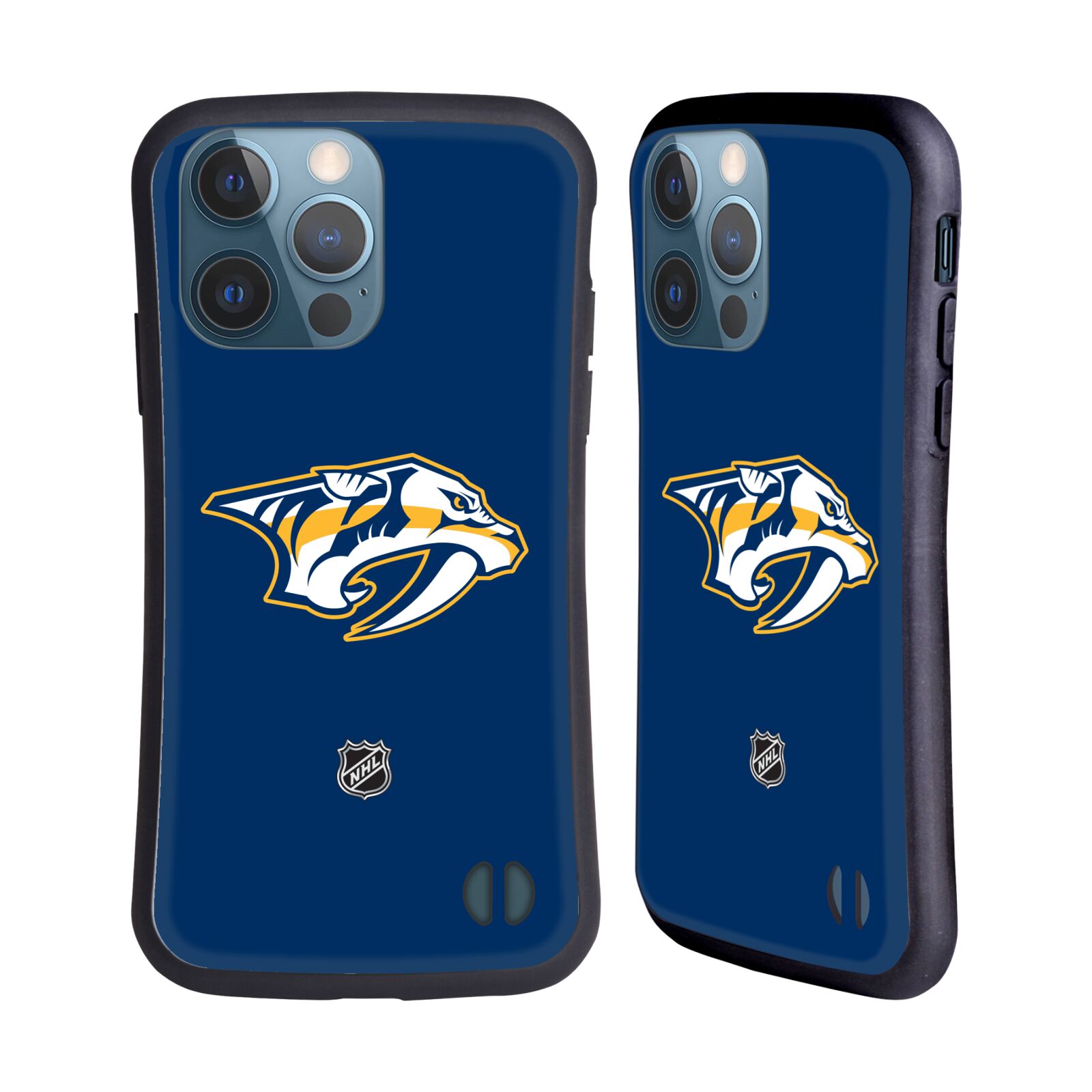 Obal na mobil Apple iPhone 13 PRO - HEAD CASE - NHL - Nashville Predators - znak modré pozadí