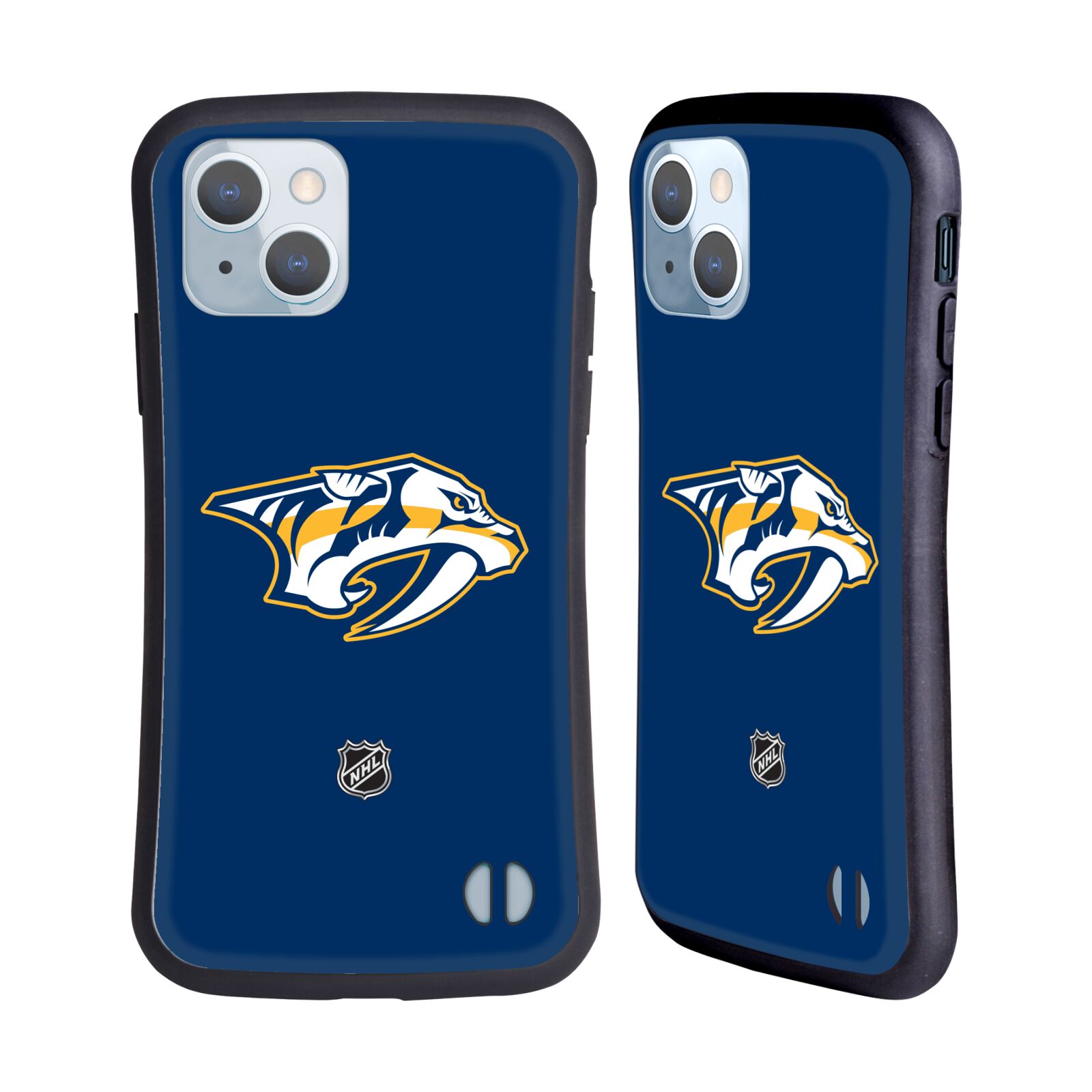 Obal na mobil Apple iPhone 14 - HEAD CASE - NHL - Nashville Predators - znak modré pozadí
