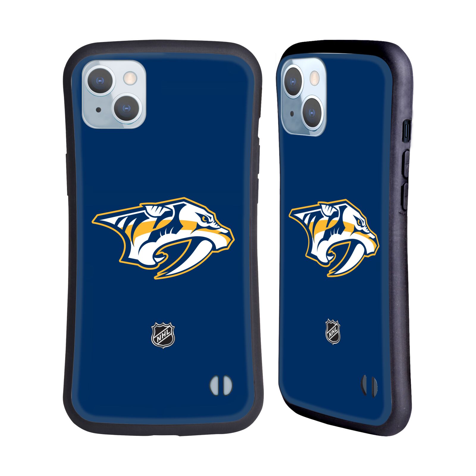 Obal na mobil Apple iPhone 14 PLUS - HEAD CASE - NHL - Nashville Predators - znak modré pozadí