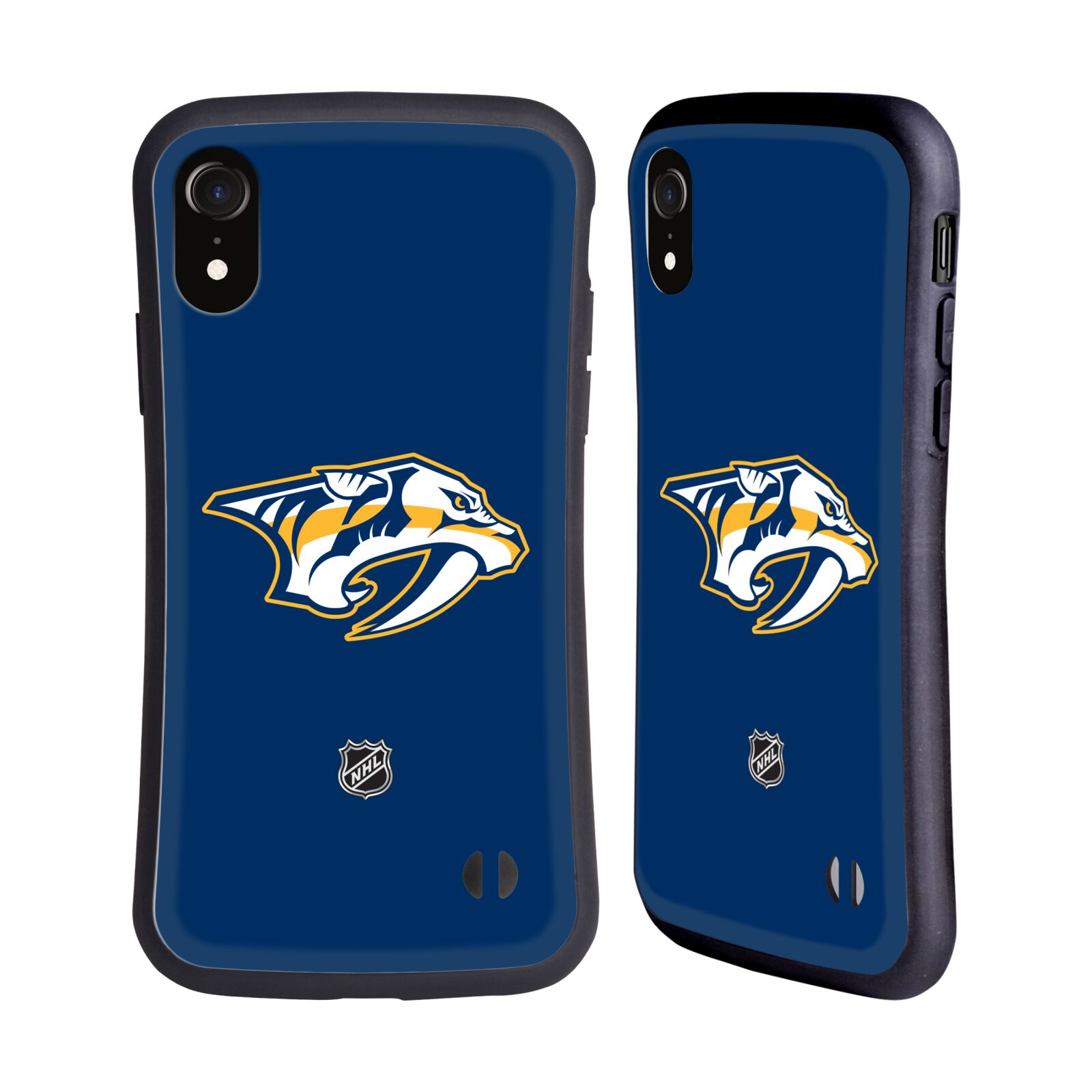 Obal na mobil Apple iPhone XR - HEAD CASE - NHL - Nashville Predators - znak modré pozadí
