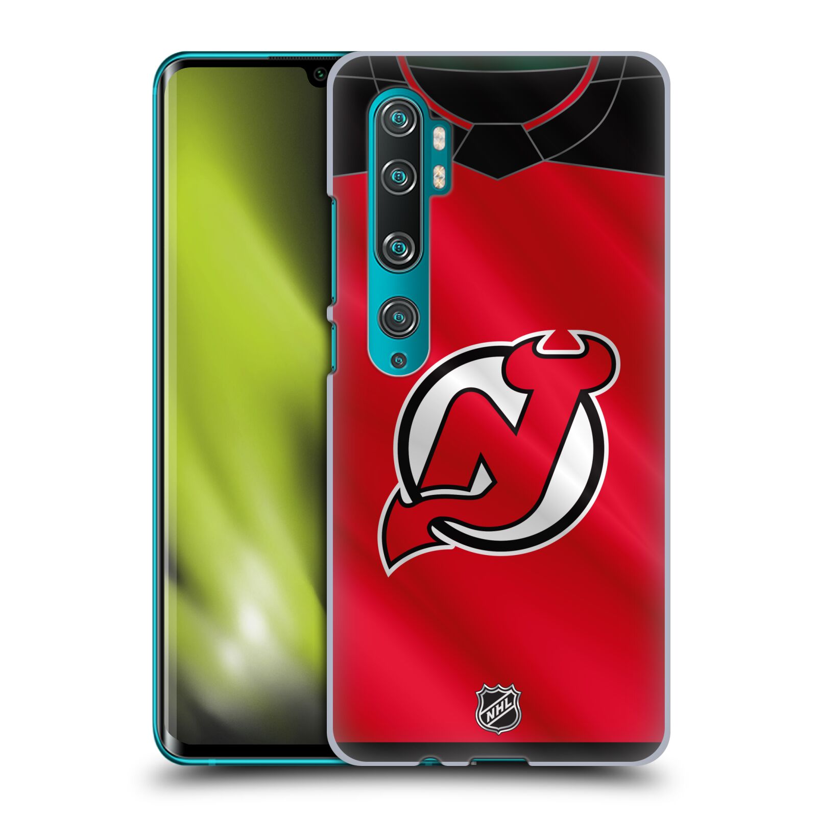 Pouzdro na mobil Xiaomi Mi Note 10 / Mi Note 10 Pro - HEAD CASE - Hokej NHL - New Jersey Devils - Dres