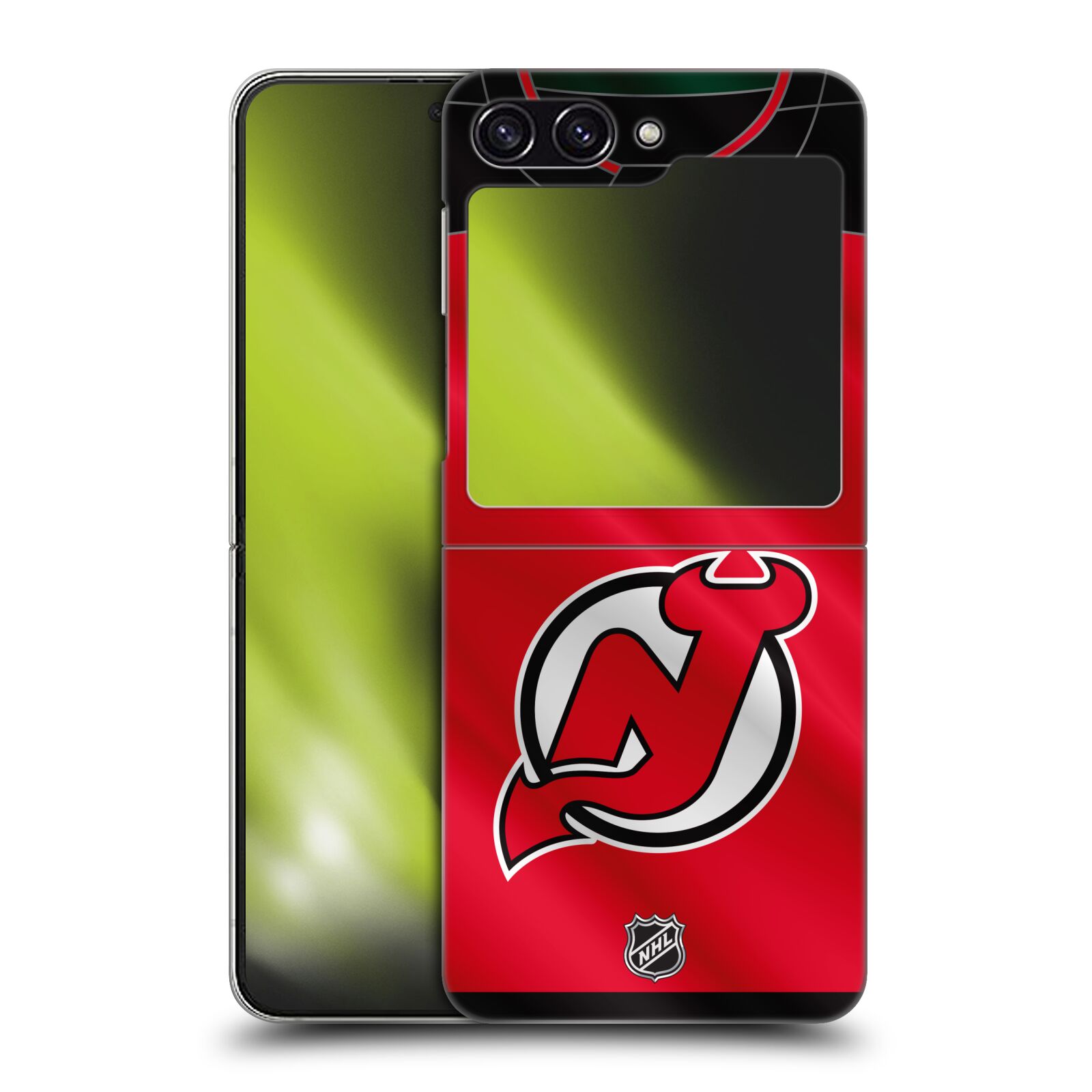 Plastový obal HEAD CASE na mobil Samsung Galaxy Z Flip 5  Hokej NHL - New Jersey Devils - Dres