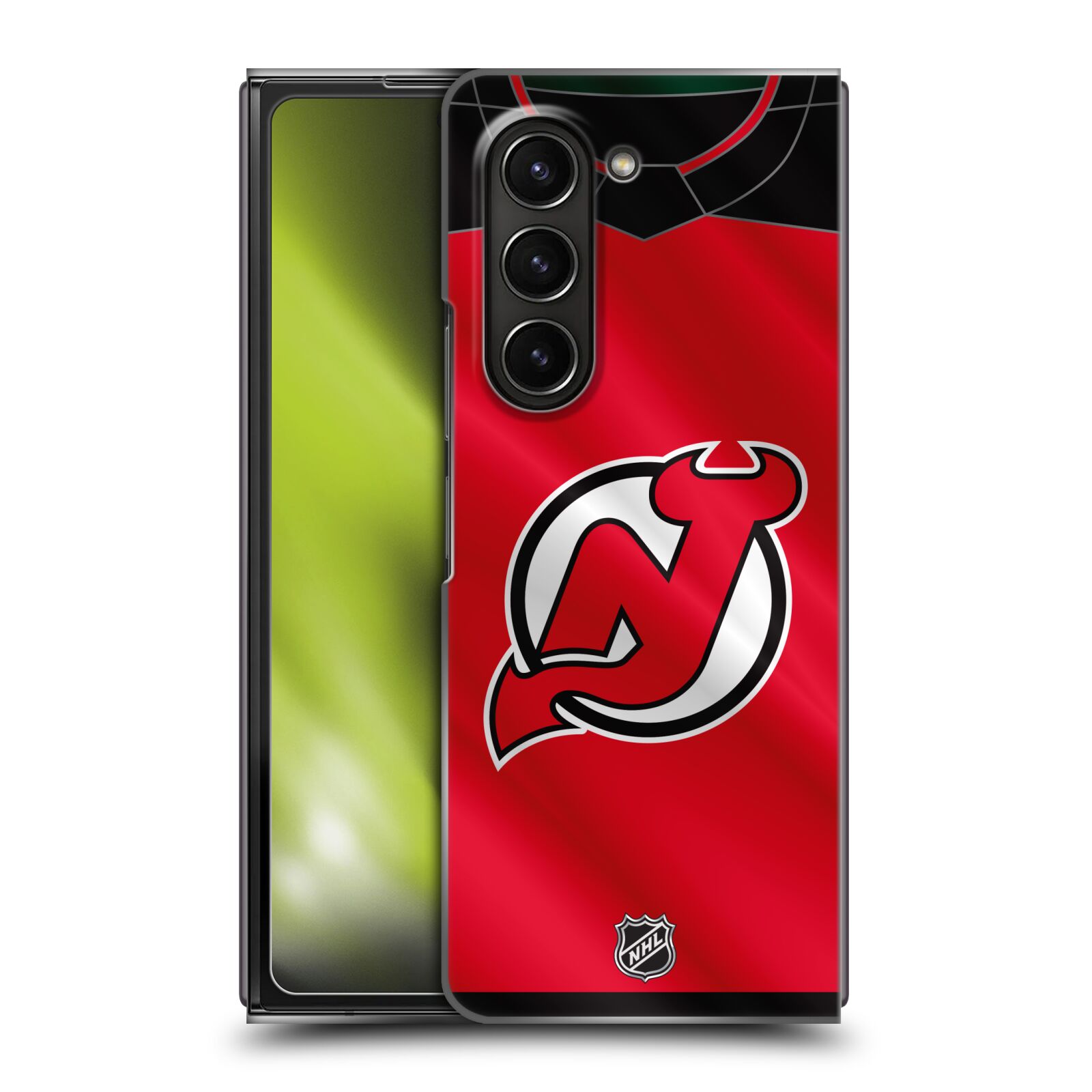 Plastový obal HEAD CASE na mobil Samsung Galaxy Z Fold 5  Hokej NHL - New Jersey Devils - Dres