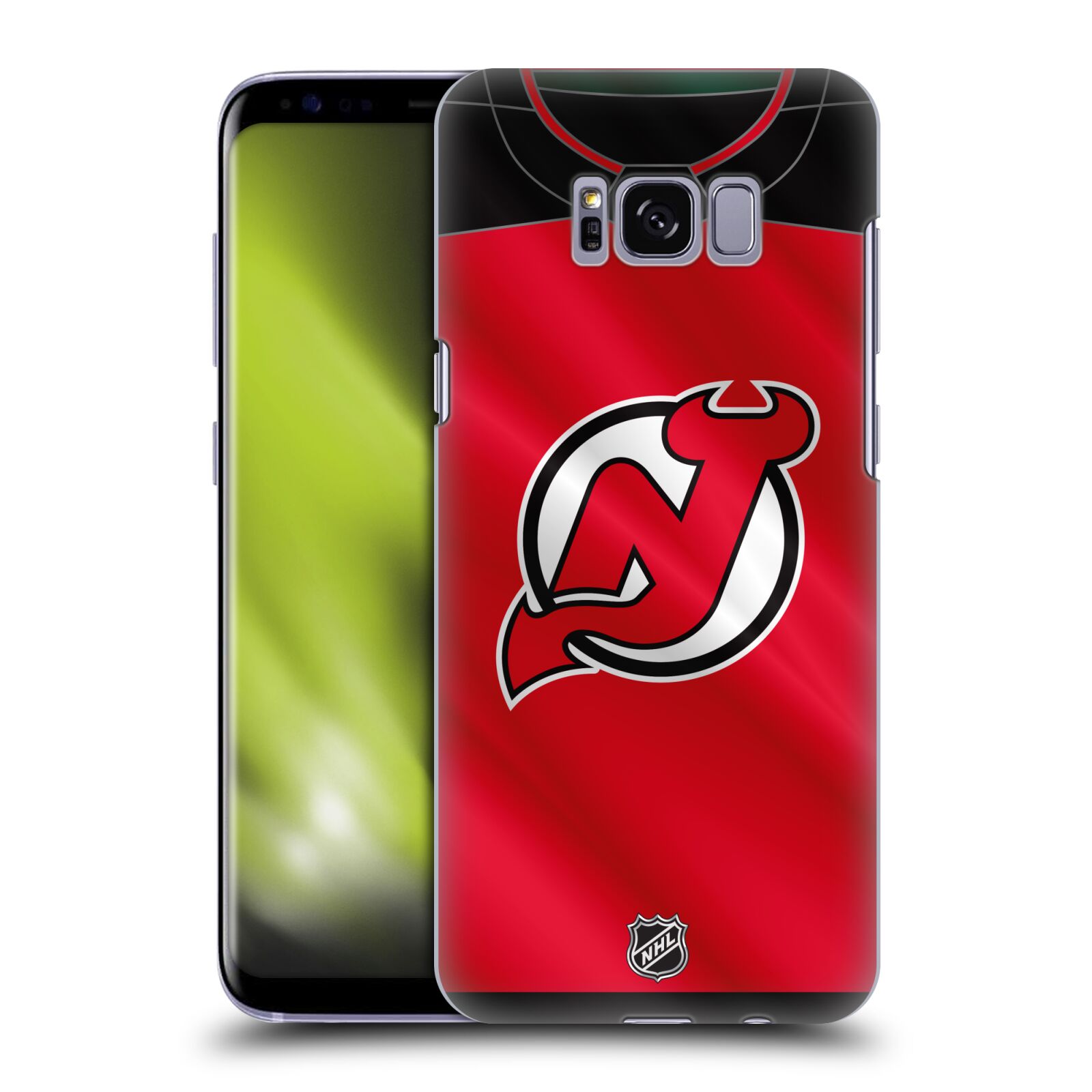 Pouzdro na mobil Samsung Galaxy S8 - HEAD CASE - Hokej NHL - New Jersey Devils - Dres