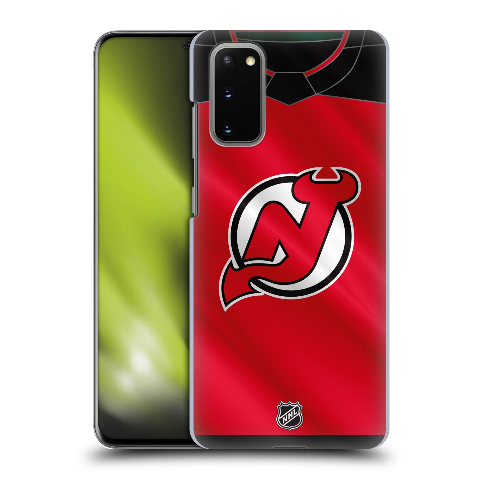 Pouzdro na mobil Samsung Galaxy S20 - HEAD CASE - Hokej NHL - New Jersey Devils - Dres