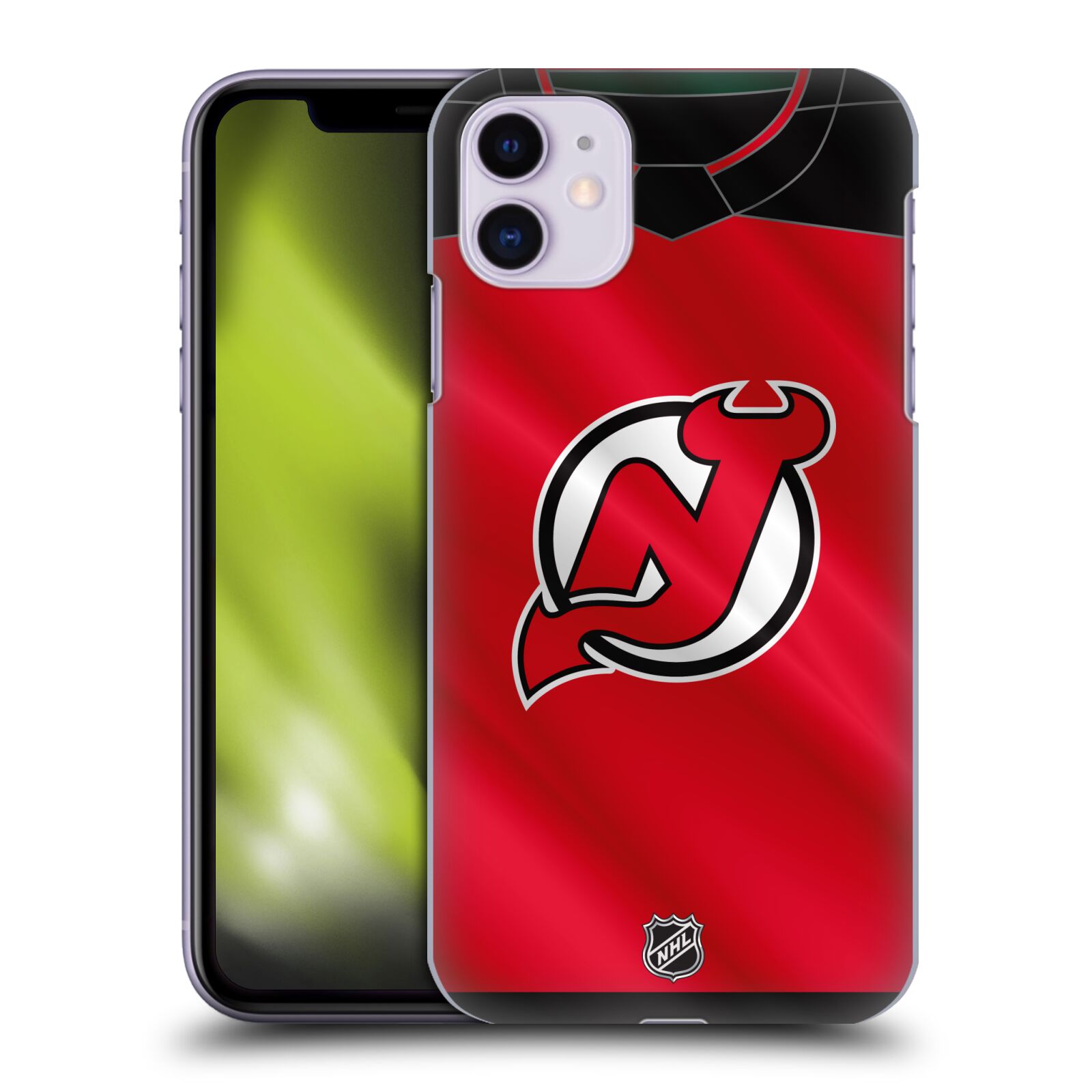 Pouzdro na mobil Apple Iphone 11 - HEAD CASE - Hokej NHL - New Jersey Devils - Dres
