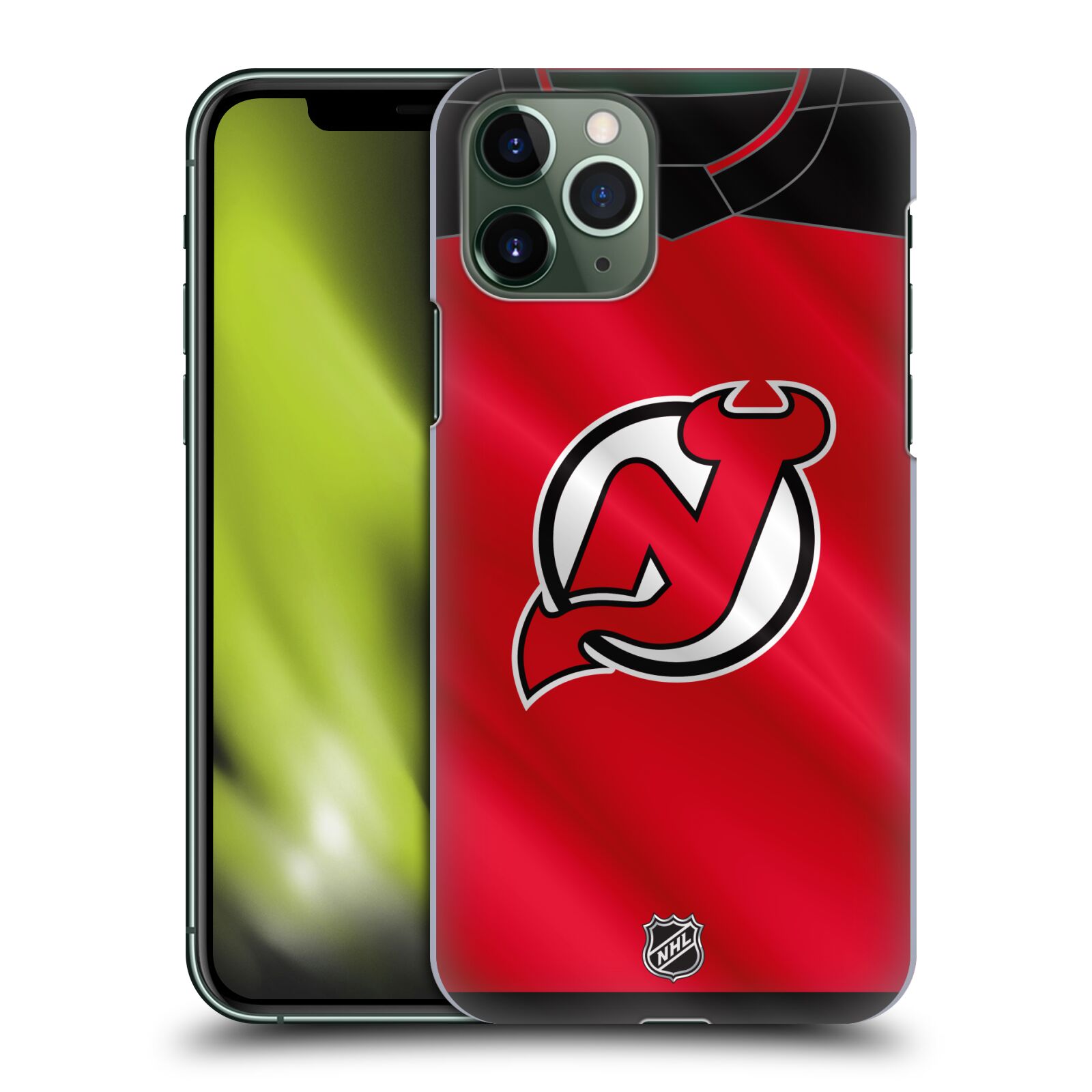 Pouzdro na mobil Apple Iphone 11 PRO - HEAD CASE - Hokej NHL - New Jersey Devils - Dres