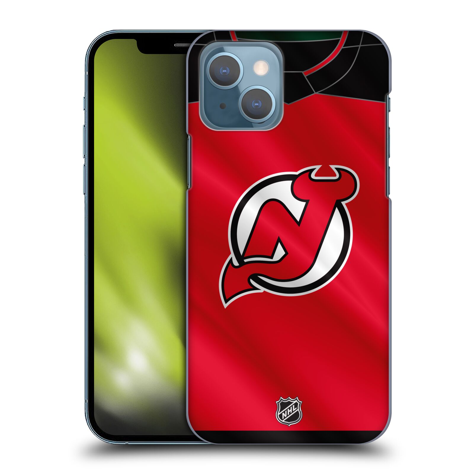 Pouzdro na mobil Apple Iphone 13 - HEAD CASE - Hokej NHL - New Jersey Devils - Dres