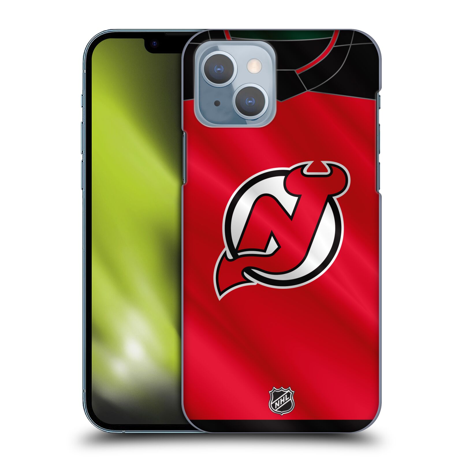 Pouzdro na mobil Apple Iphone 14 - HEAD CASE - Hokej NHL - New Jersey Devils - Dres