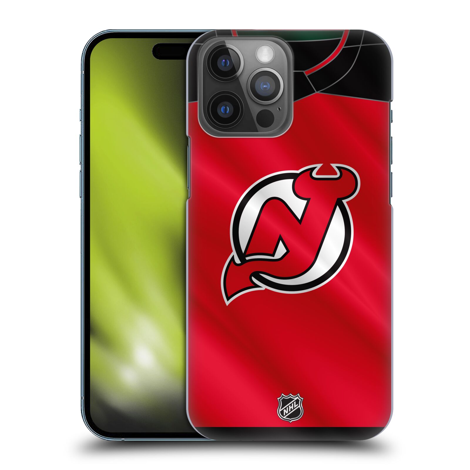 Pouzdro na mobil Apple Iphone 14 PRO MAX - HEAD CASE - Hokej NHL - New Jersey Devils - Dres