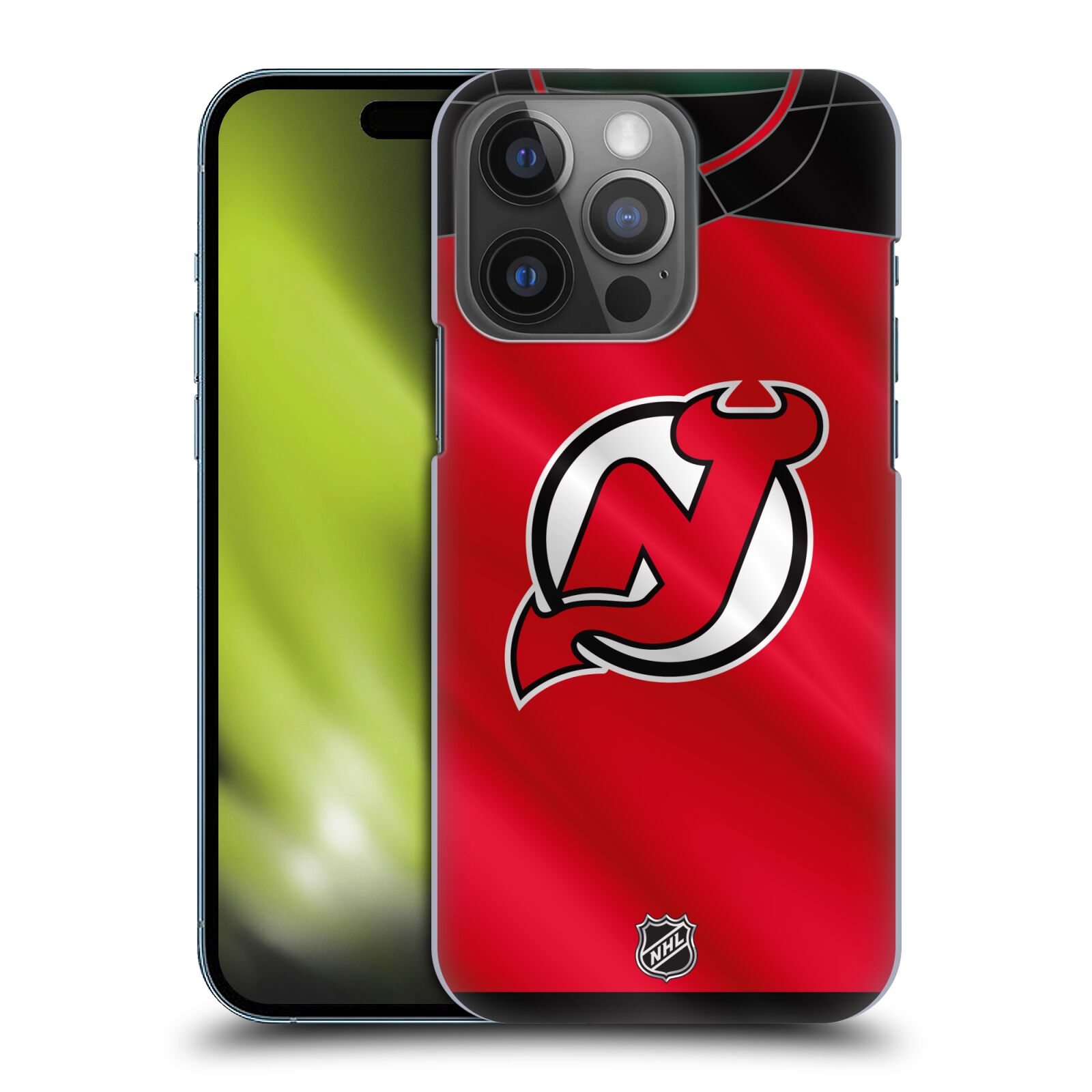 Pouzdro na mobil Apple Iphone 14 PRO - HEAD CASE - Hokej NHL - New Jersey Devils - Dres