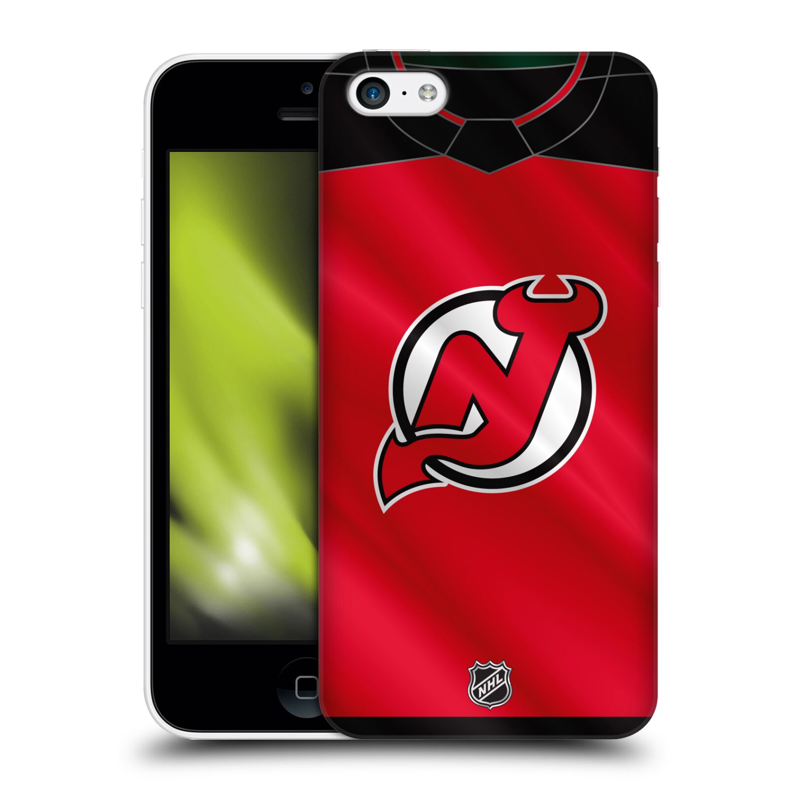Pouzdro na mobil Apple Iphone 5C - HEAD CASE - Hokej NHL - New Jersey Devils - Dres