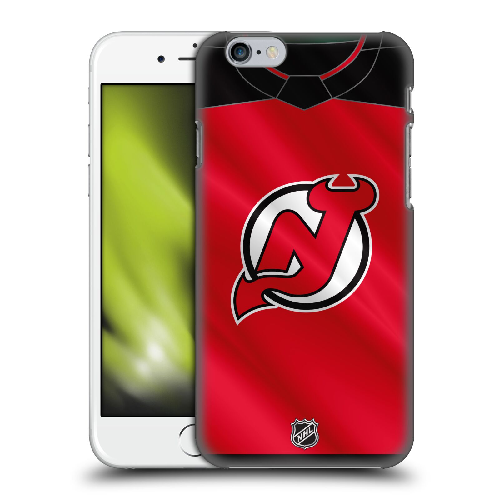 Pouzdro na mobil Apple Iphone 6/6S - HEAD CASE - Hokej NHL - New Jersey Devils - Dres