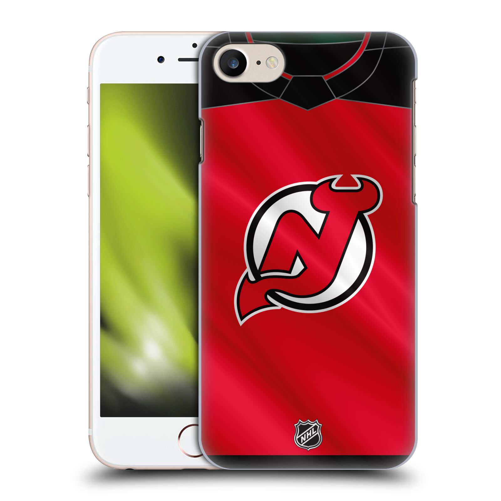 Pouzdro na mobil Apple Iphone 7/8 - HEAD CASE - Hokej NHL - New Jersey Devils - Dres