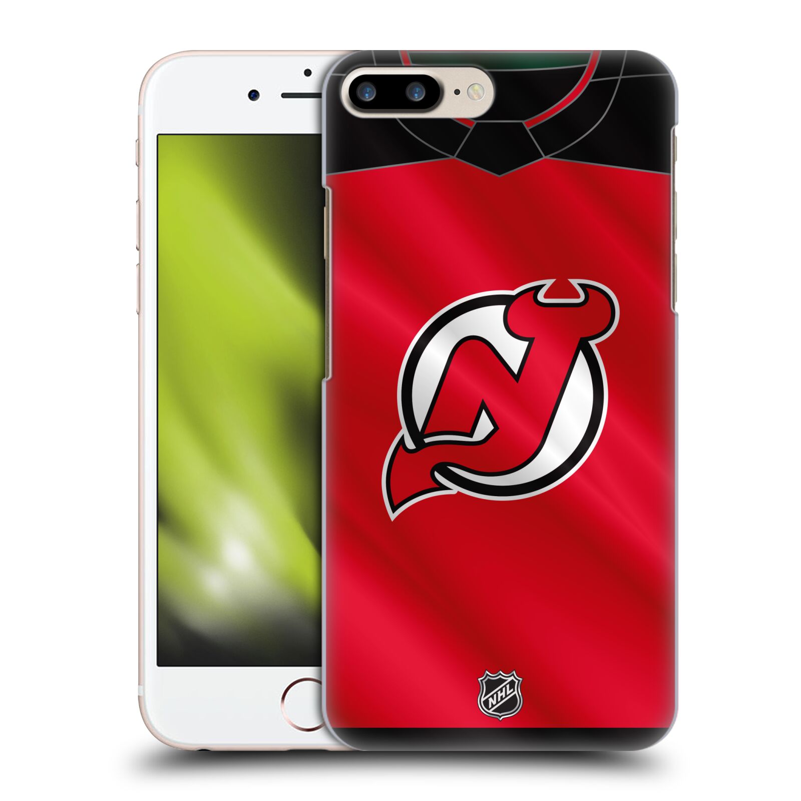Pouzdro na mobil Apple Iphone 7/8 PLUS - HEAD CASE - Hokej NHL - New Jersey Devils - Dres
