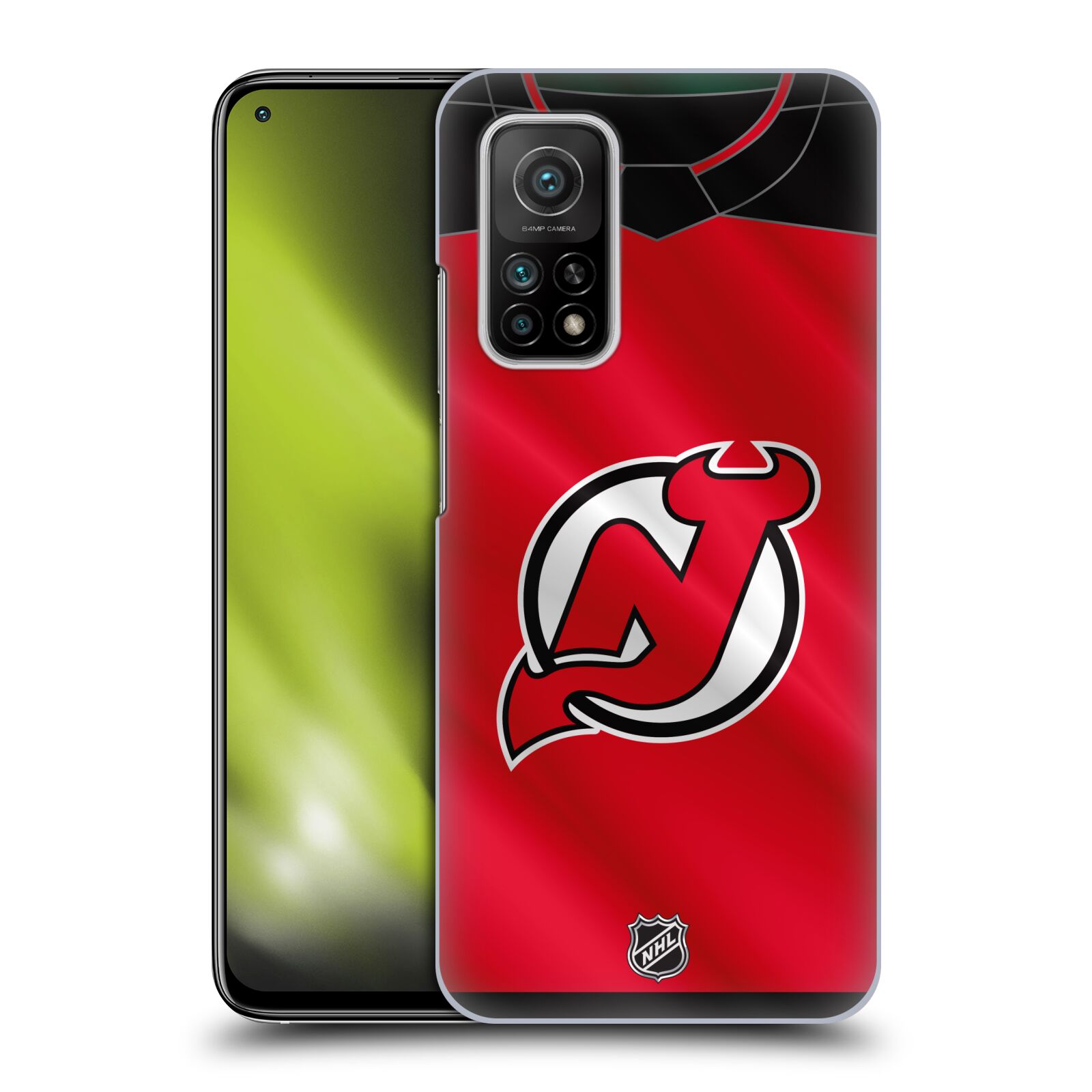 Pouzdro na mobil Xiaomi  Mi 10T / Mi 10T PRO - HEAD CASE - Hokej NHL - New Jersey Devils - Dres