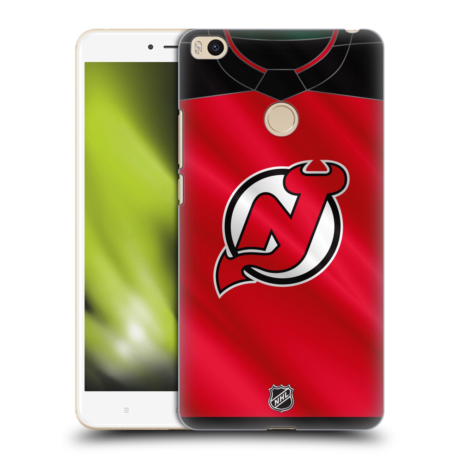 Pouzdro na mobil Xiaomi Mi Max 2 - HEAD CASE - Hokej NHL - New Jersey Devils - Dres