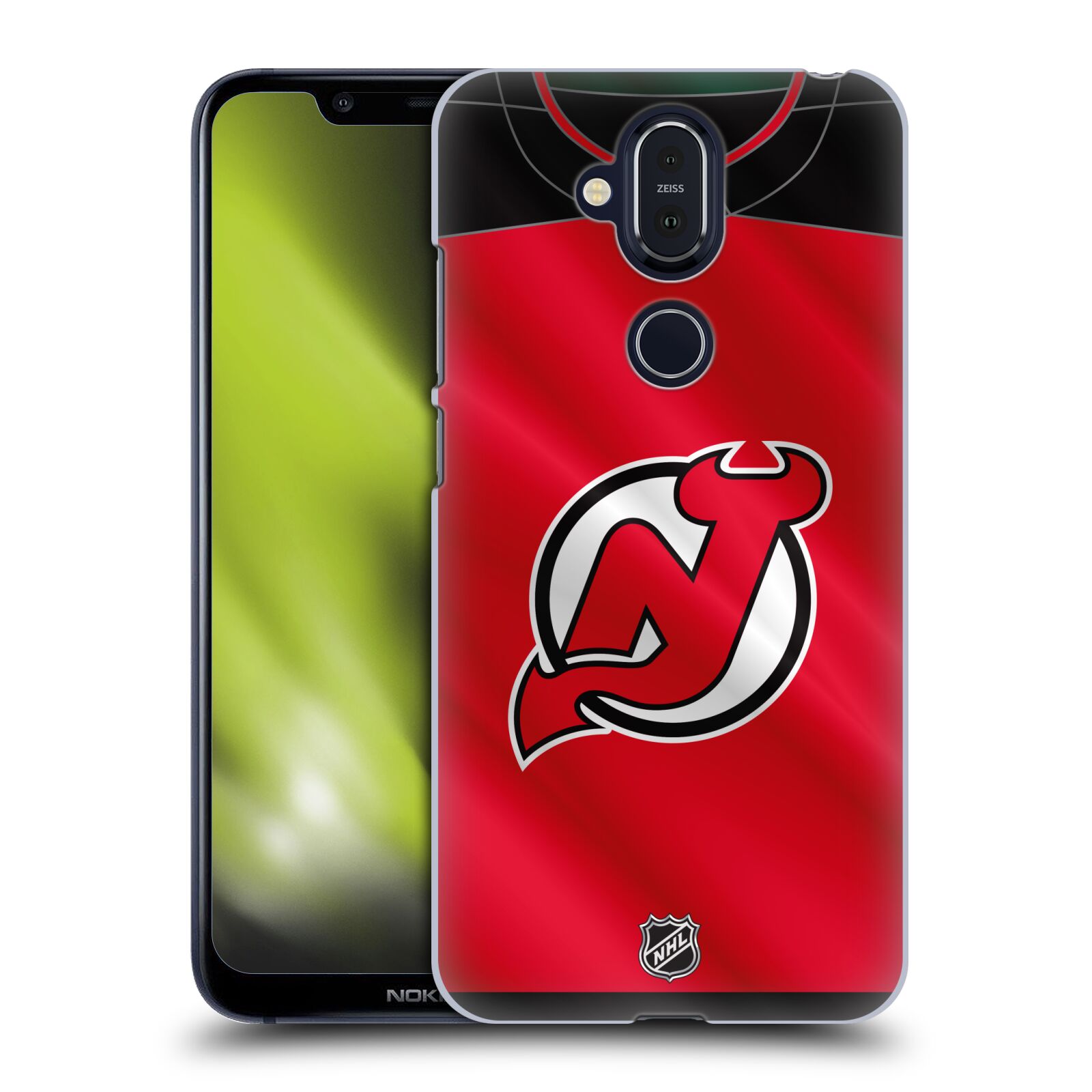 Pouzdro na mobil NOKIA 8.1 - HEAD CASE - Hokej NHL - New Jersey Devils - Dres