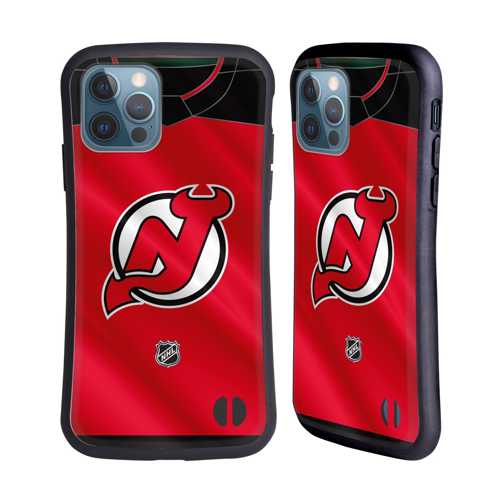 Obal na mobil Apple iPhone 12 / 12 PRO - HEAD CASE - NHL - New Jersey Devils - dres