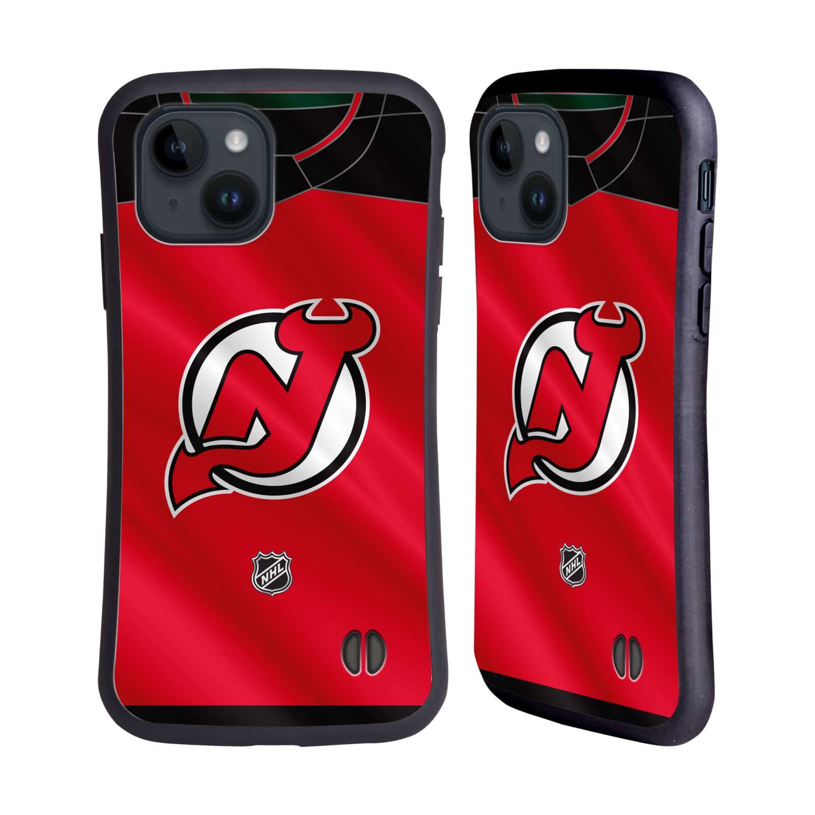 Obal na mobil Apple iPhone 15 - HEAD CASE - NHL - New Jersey Devils - dres