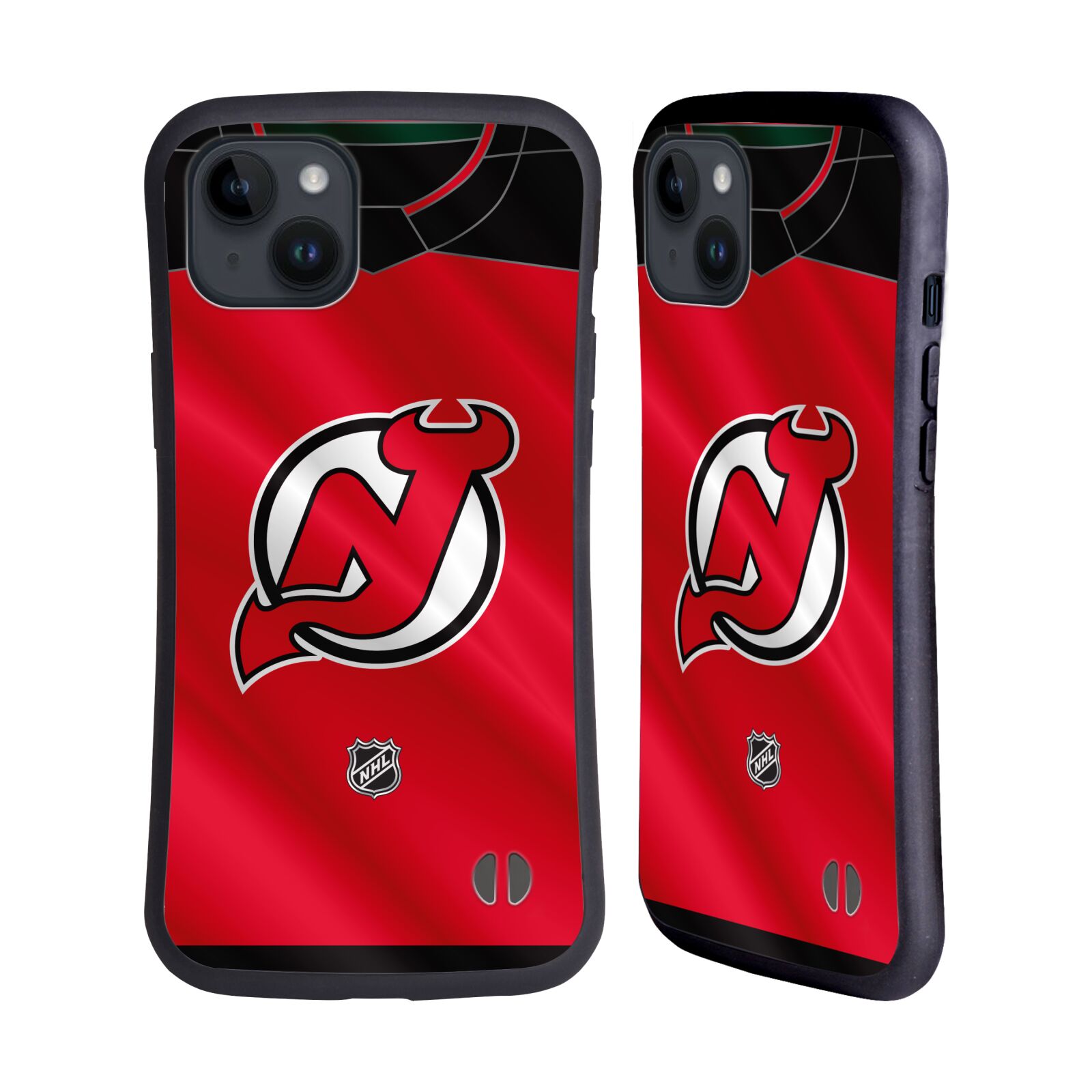 Obal na mobil Apple iPhone 15 PLUS - HEAD CASE - NHL - New Jersey Devils - dres