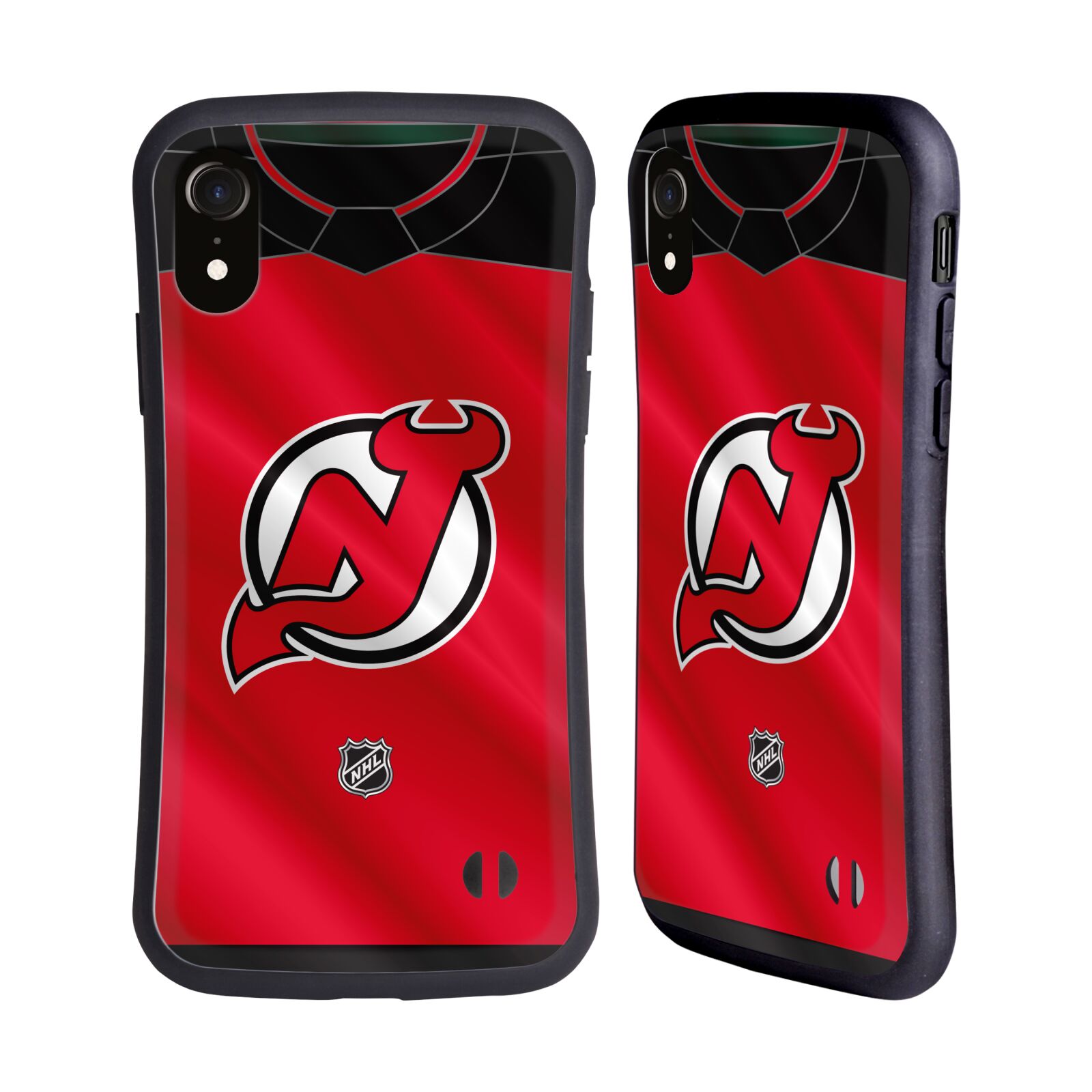 Obal na mobil Apple iPhone XR - HEAD CASE - NHL - New Jersey Devils - dres